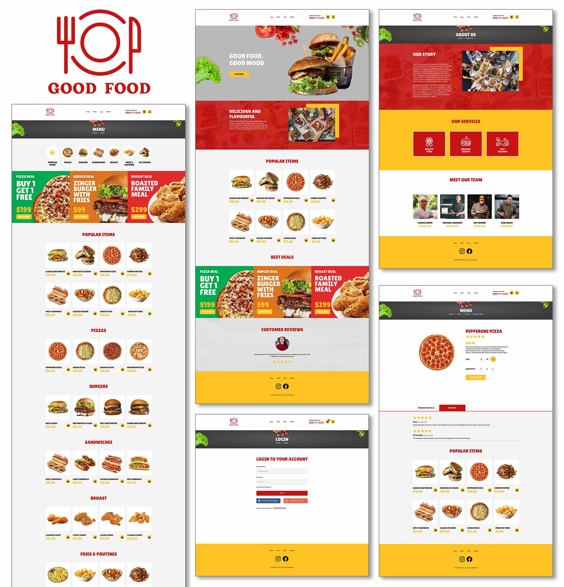 Project Overview - Branding & Desktop Screens