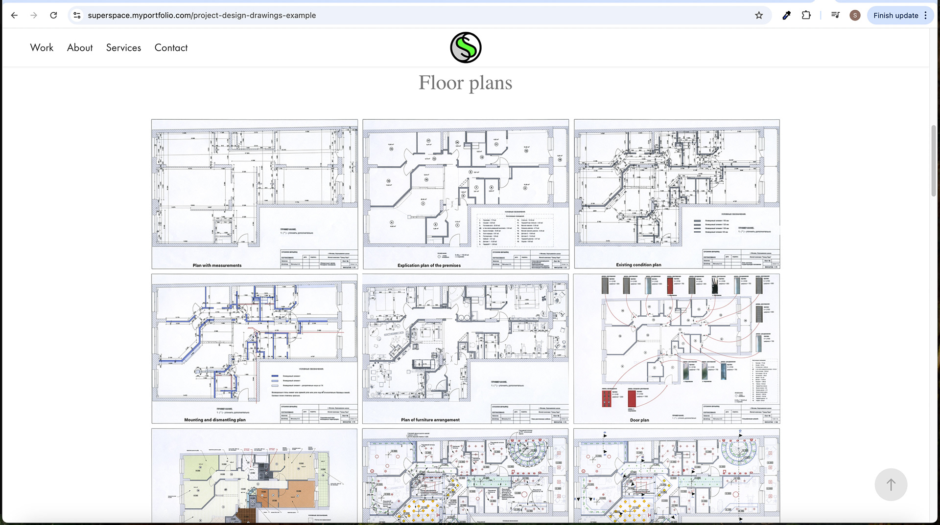 Subpage Screen - Scrolling