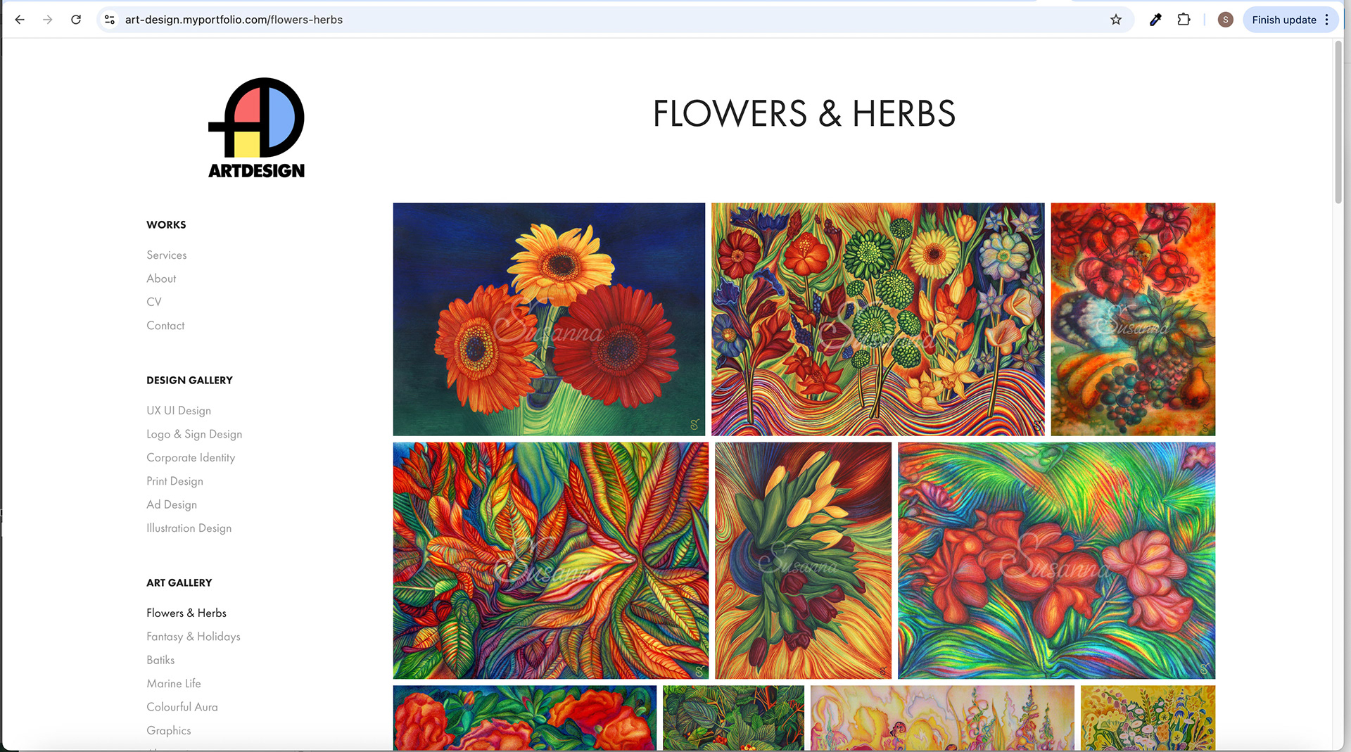 ART GALLERY Subpage