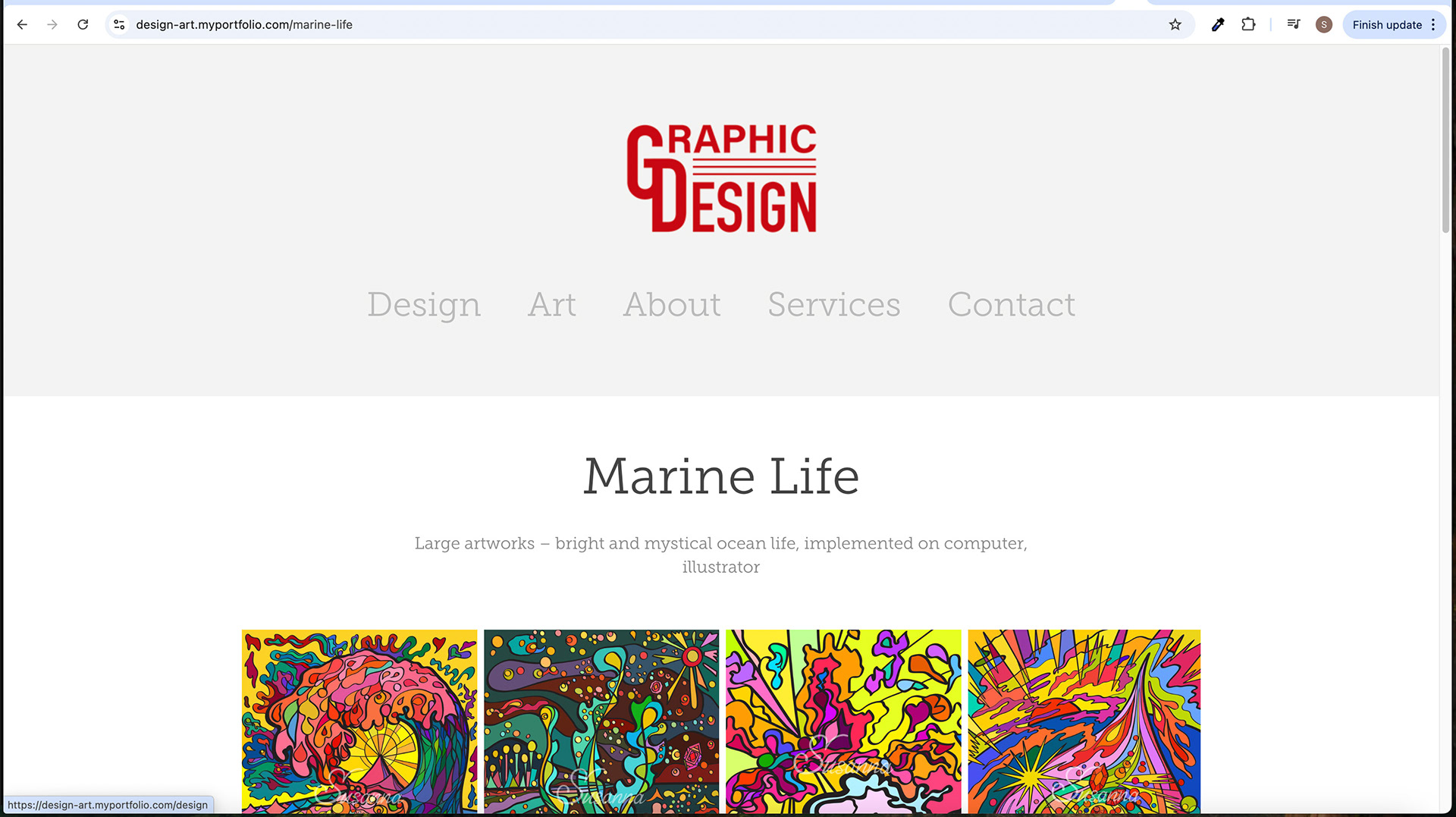 Art - Subpage Screen