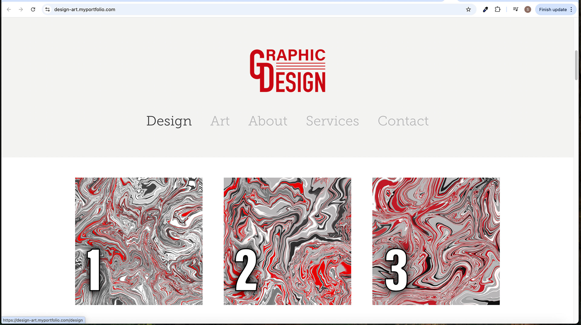 Design Screen - Logo Hover Effect