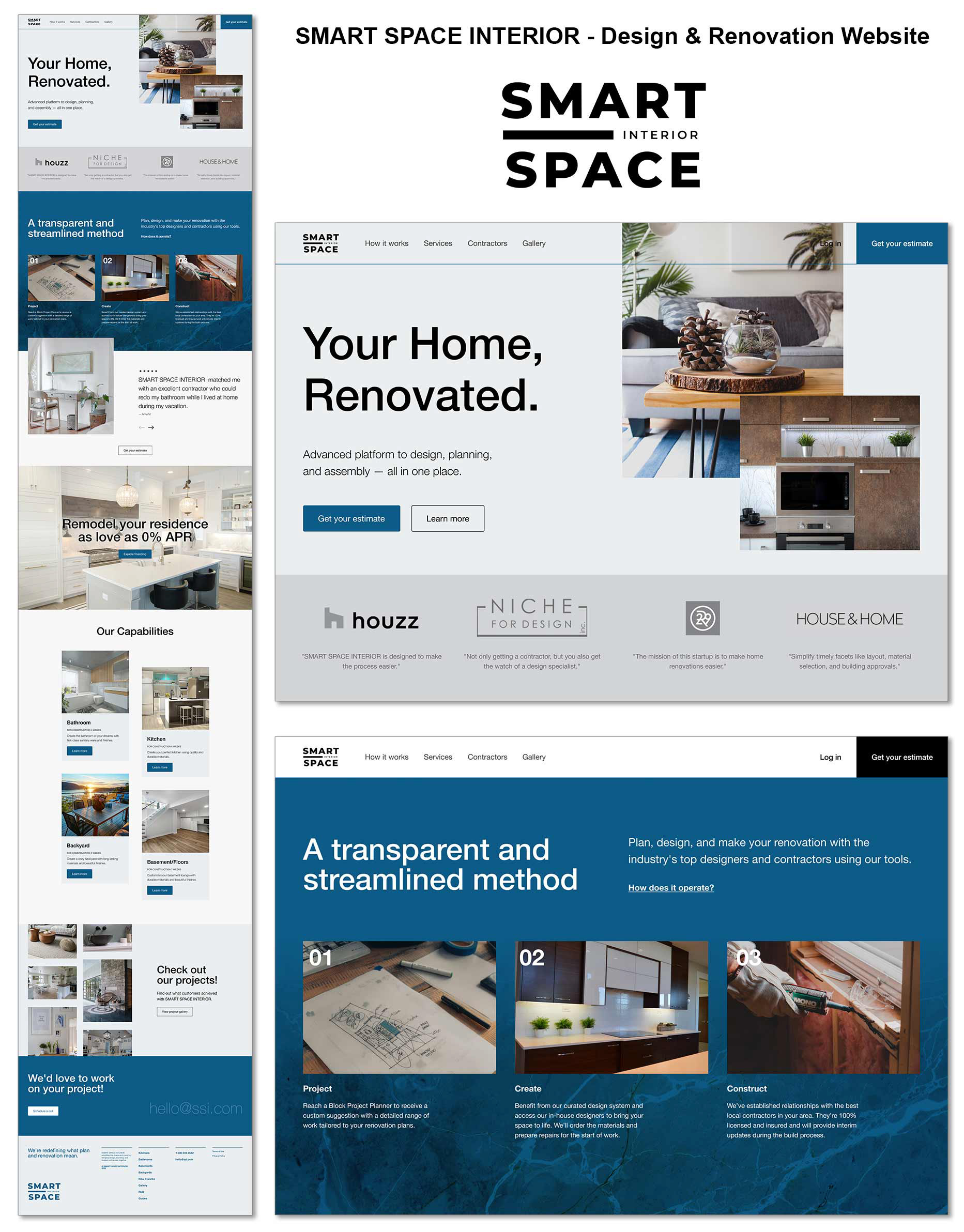 Project Overview - Branding & Desktop Screens