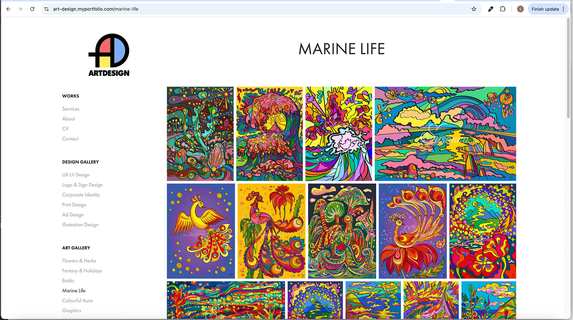 ART GALLERY Subpage