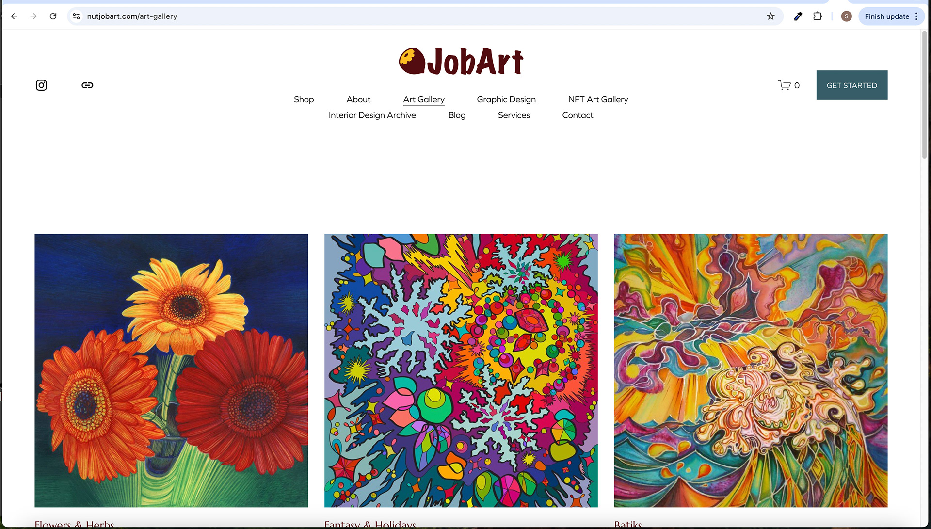 Art Gallery Screen