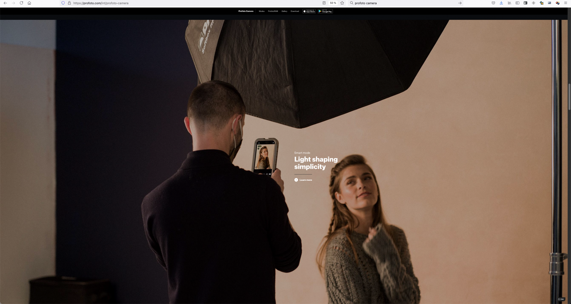 Profoto Camera Global campaign