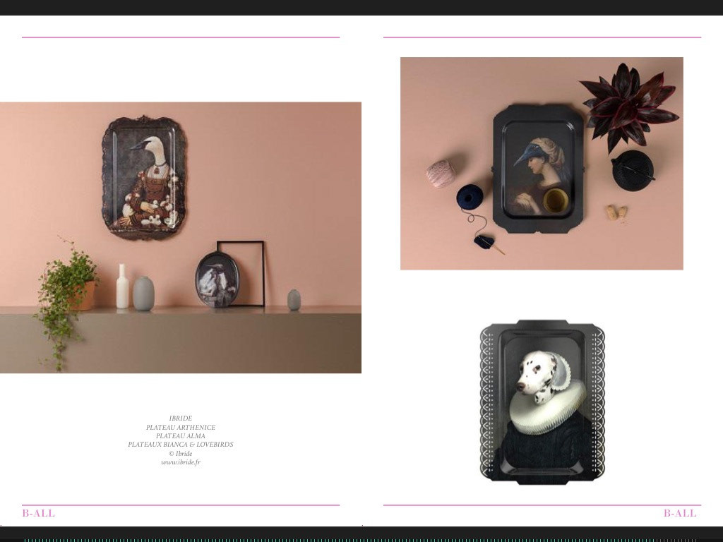 Plateaux d'Ibride Design dans "B-ALL" Mars/Avril/Mai 2018