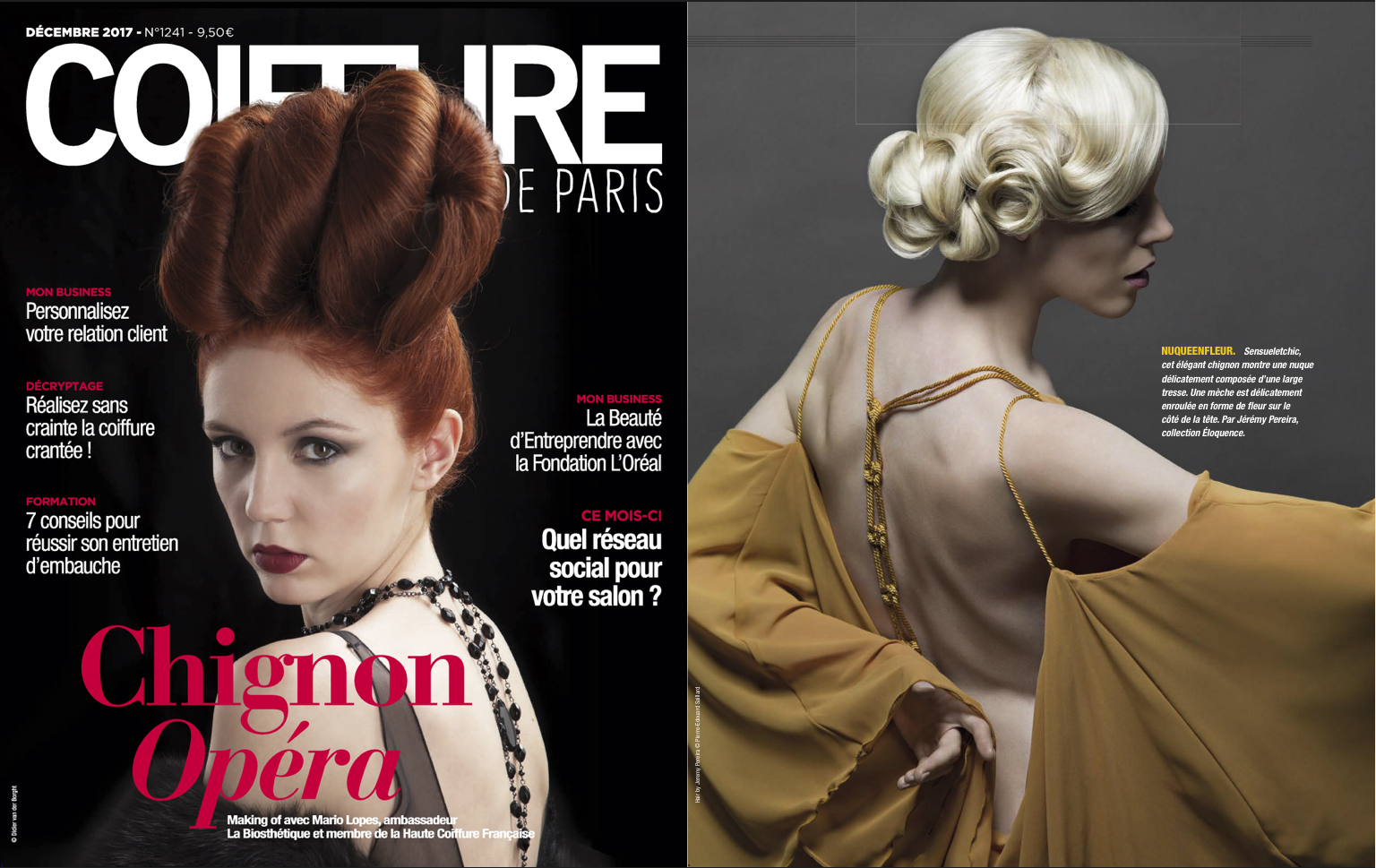 Photos pour Jérémy Pereira dans "Coiffure de Paris" du 12/17