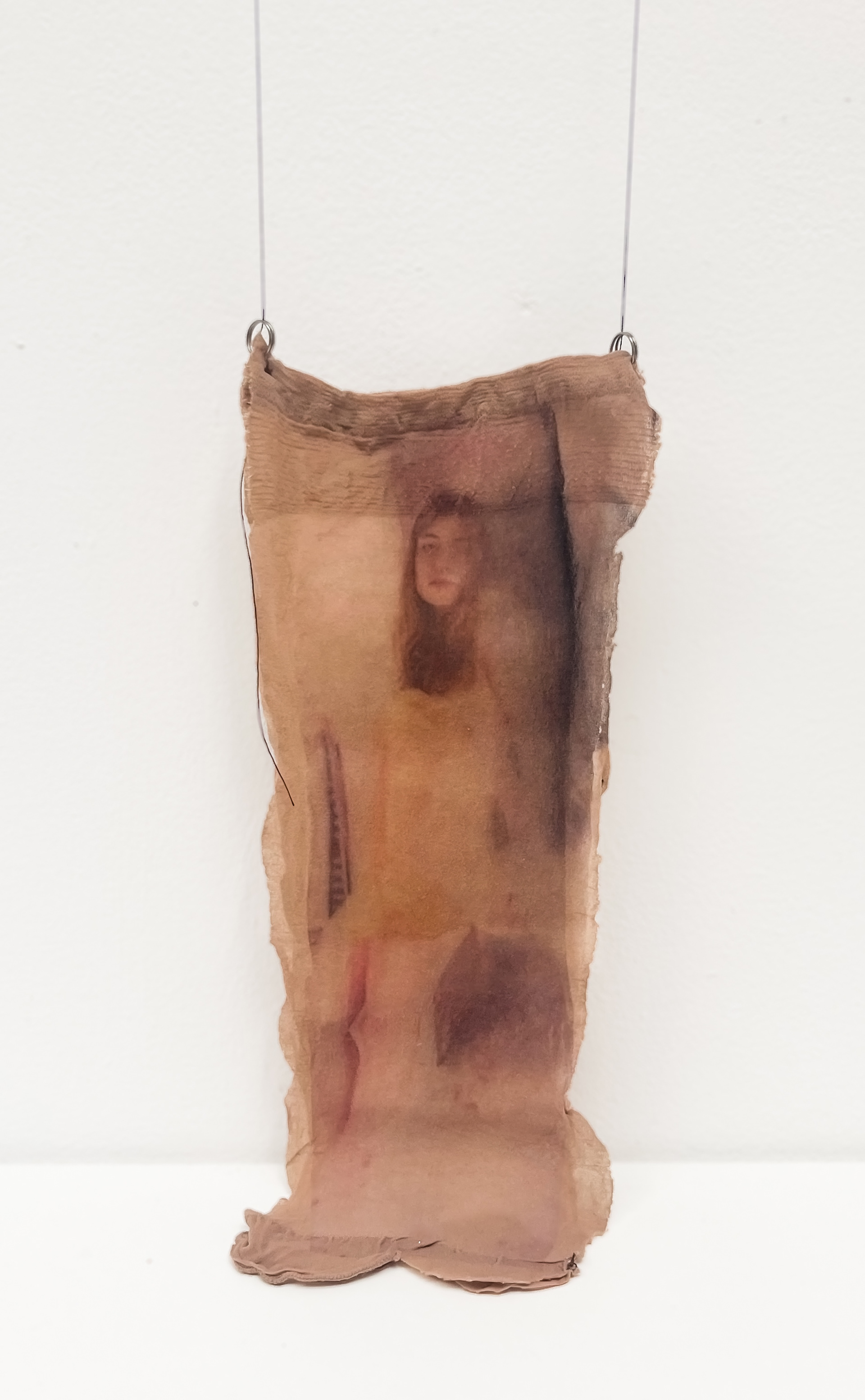 Stocking, 2024, 12 x 18cm, UV print on a stocking.