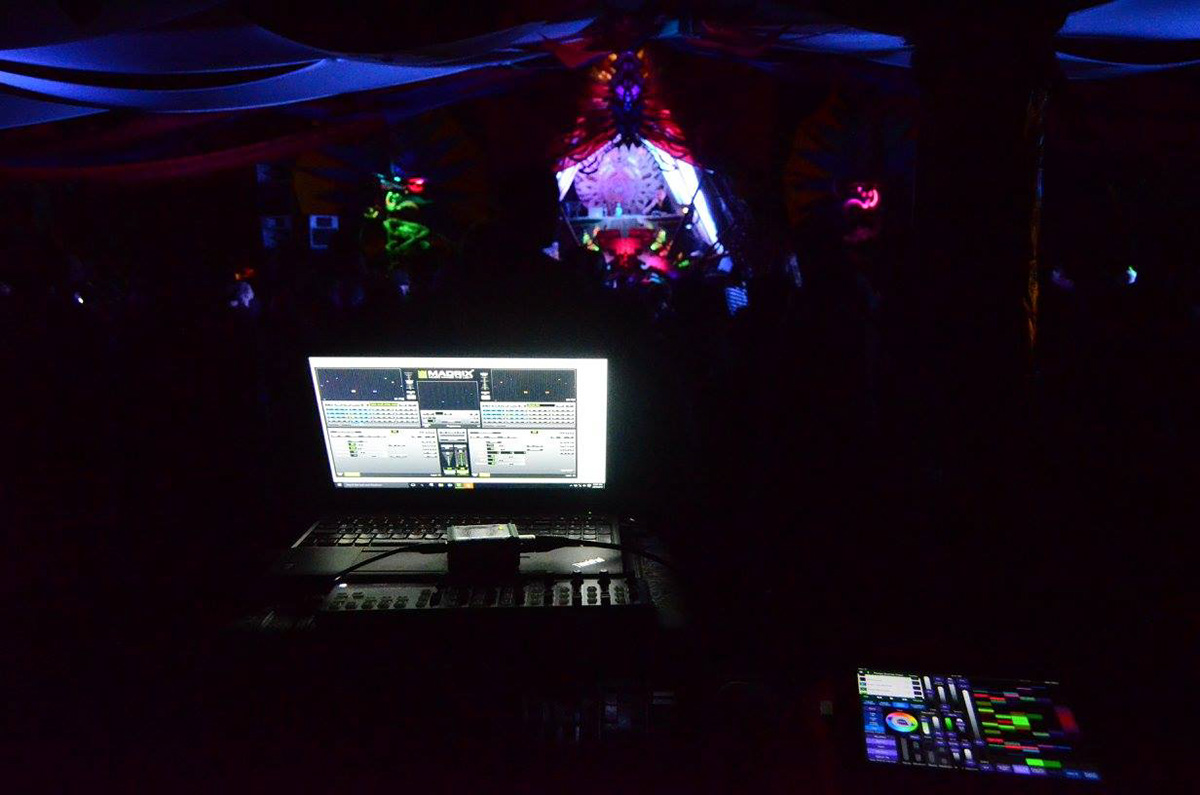 Front of House. Madrix, Midicon, LED Labs, Pixel Pusher