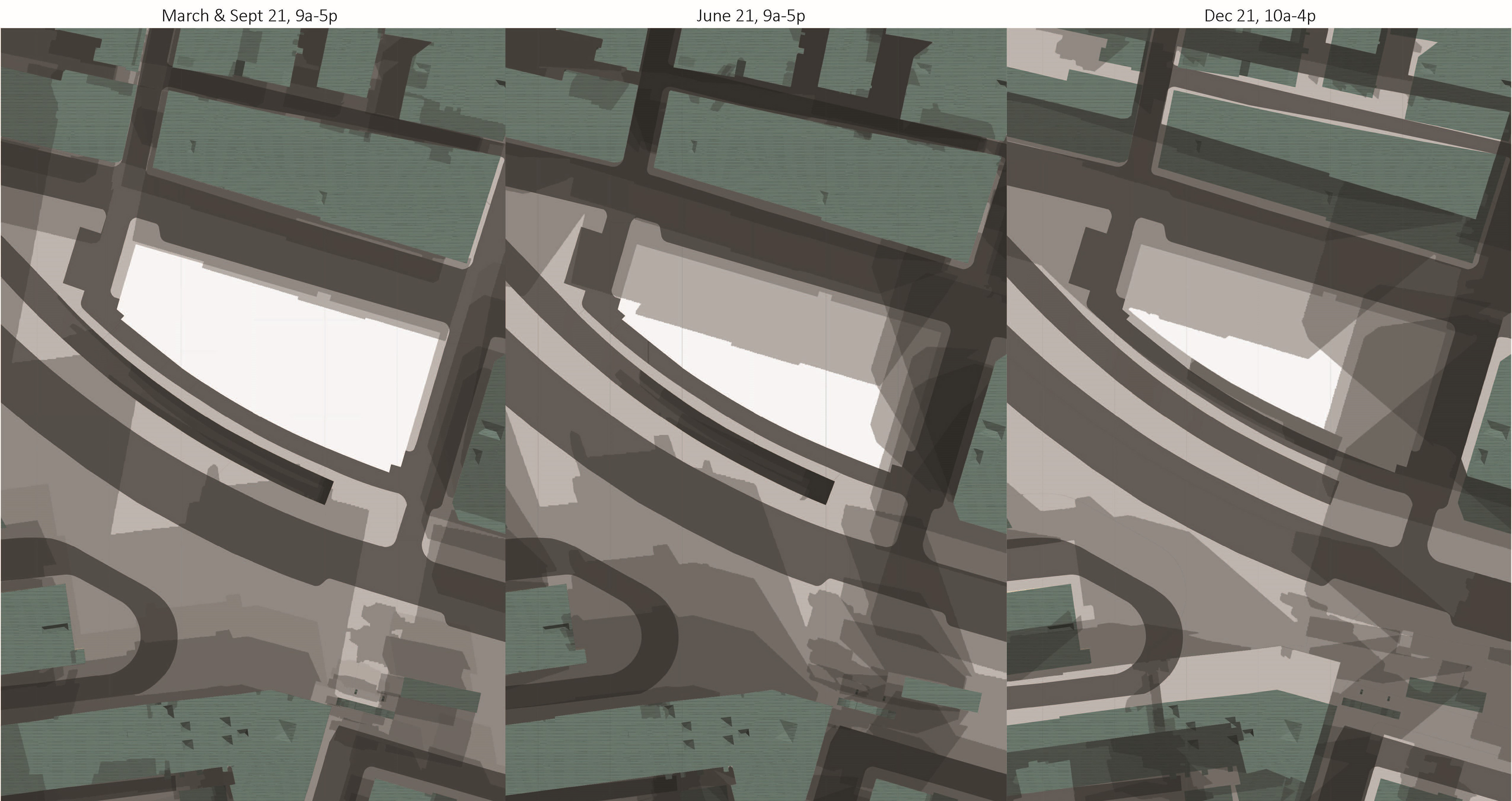 Shadows on Empty Site