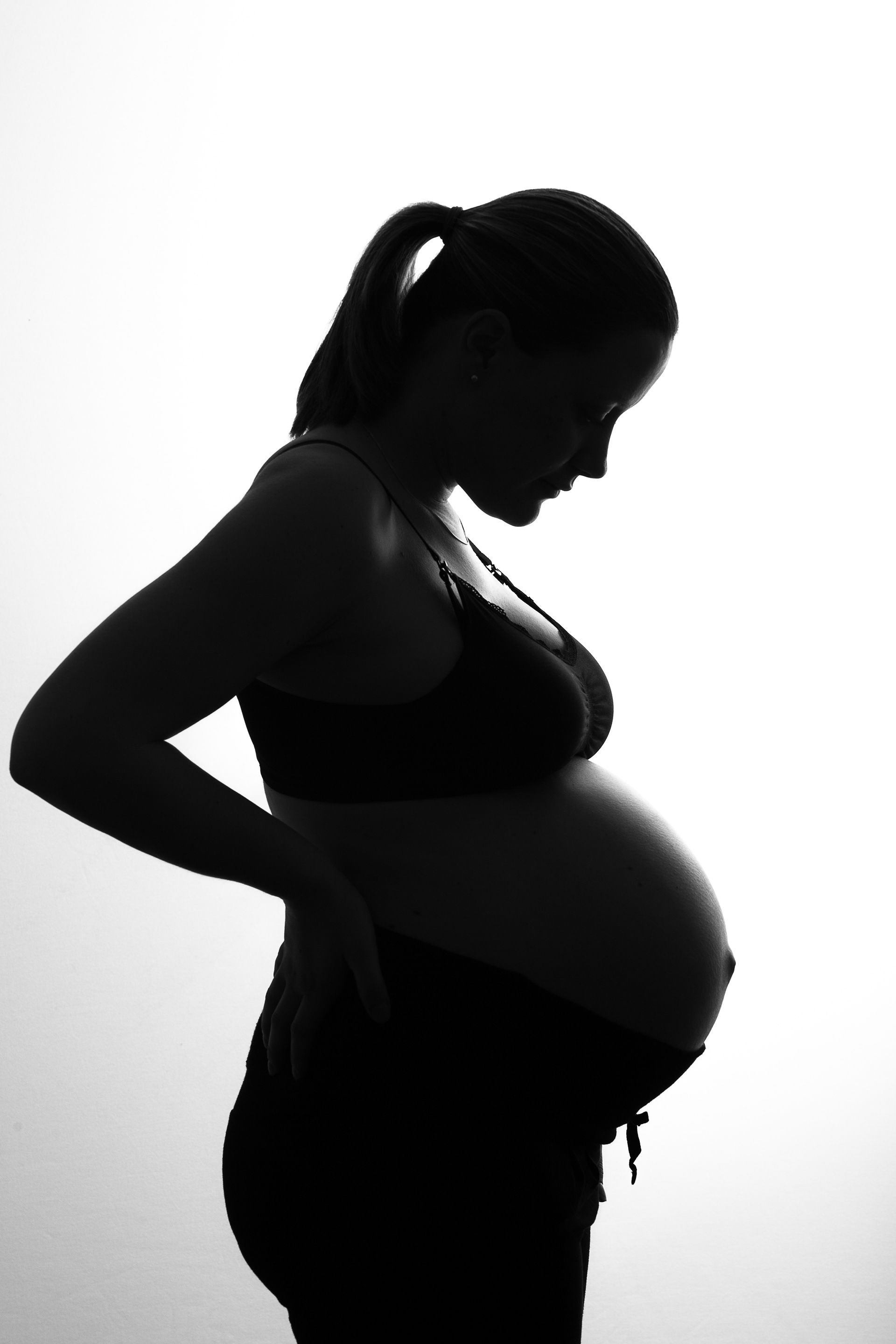 femme enceinte - Ombre chinoise