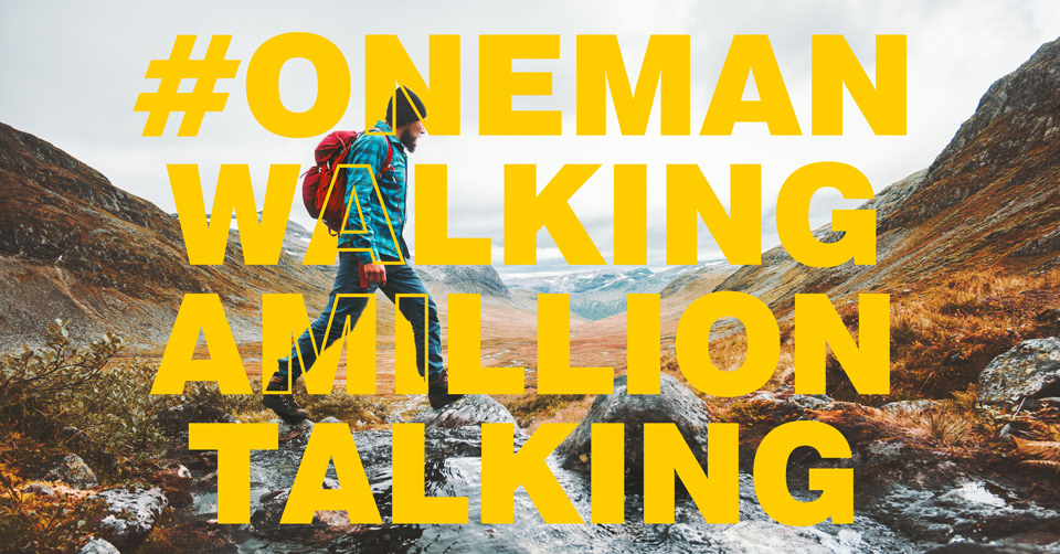 'One Man Walking, A Million Talking'