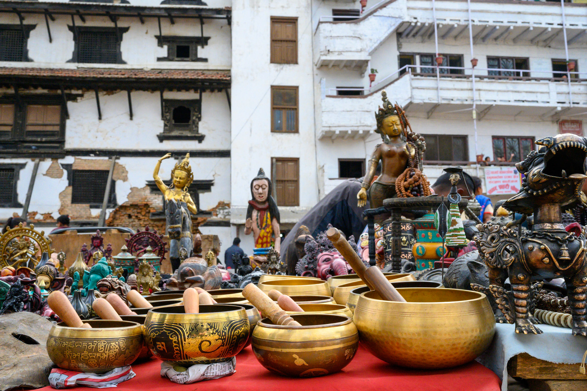 Souvenir stall Durbar Square