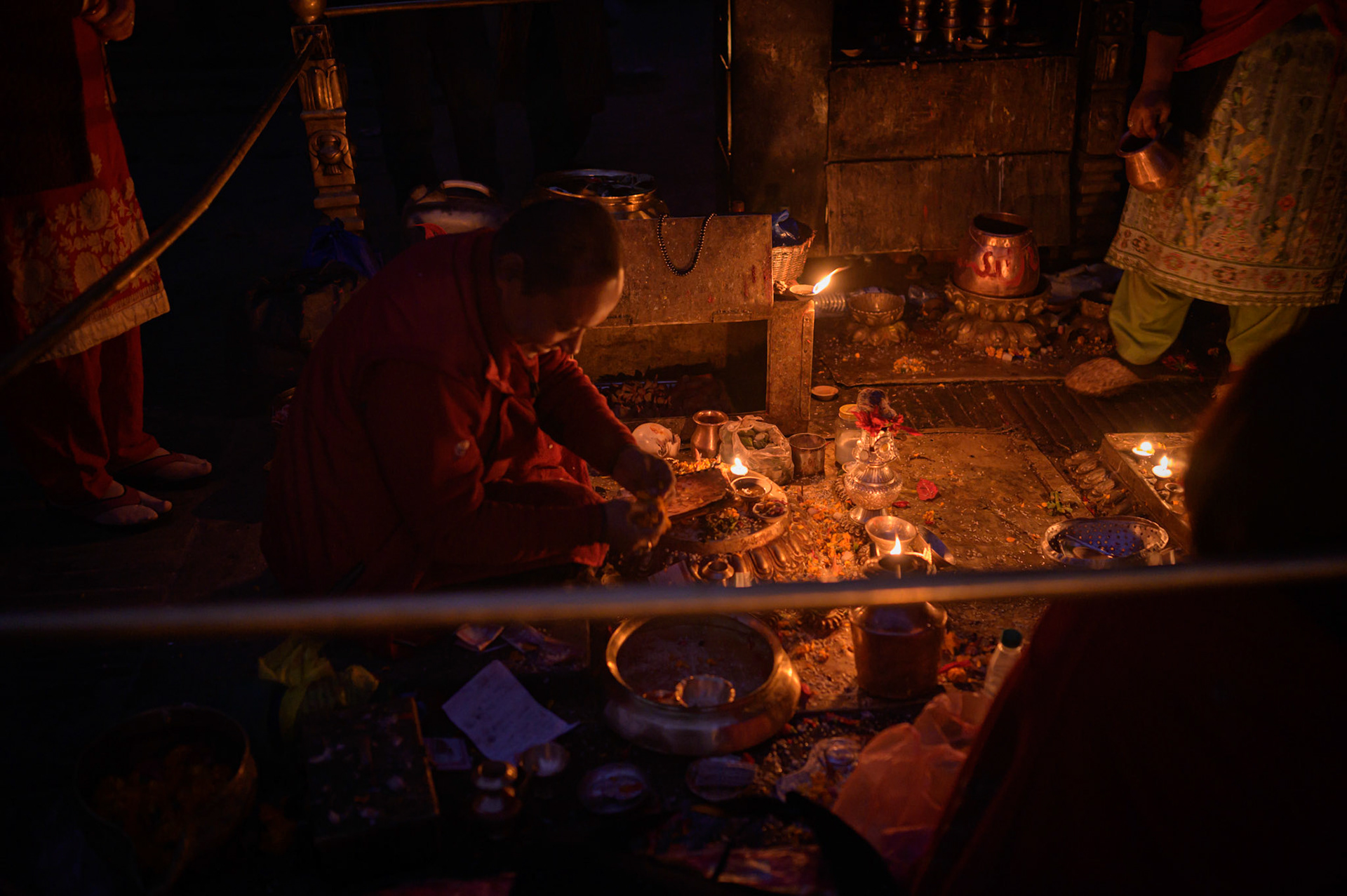 Early morning at Swoyambhunuth