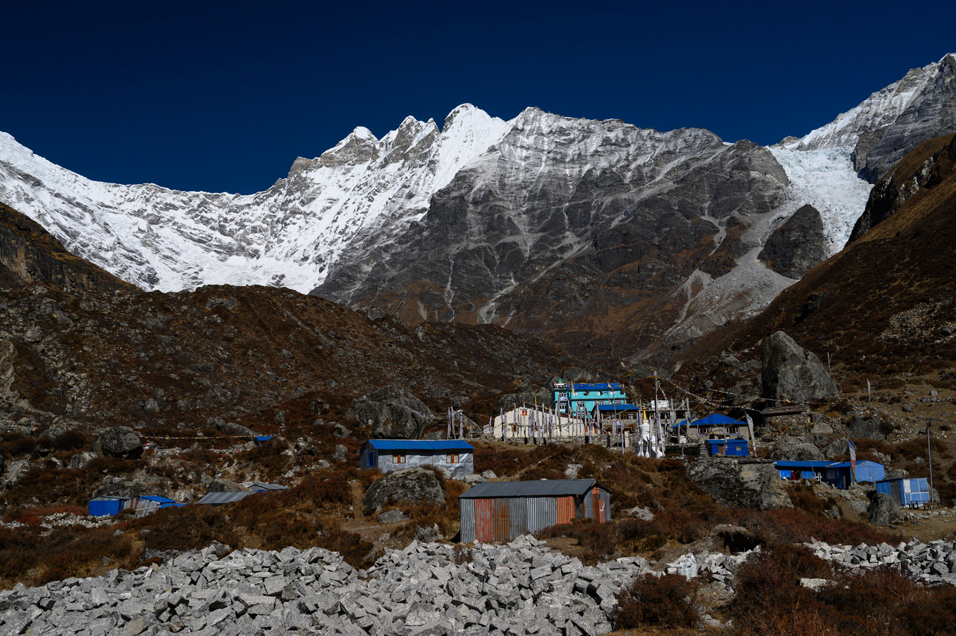 Colourful Kainjin village