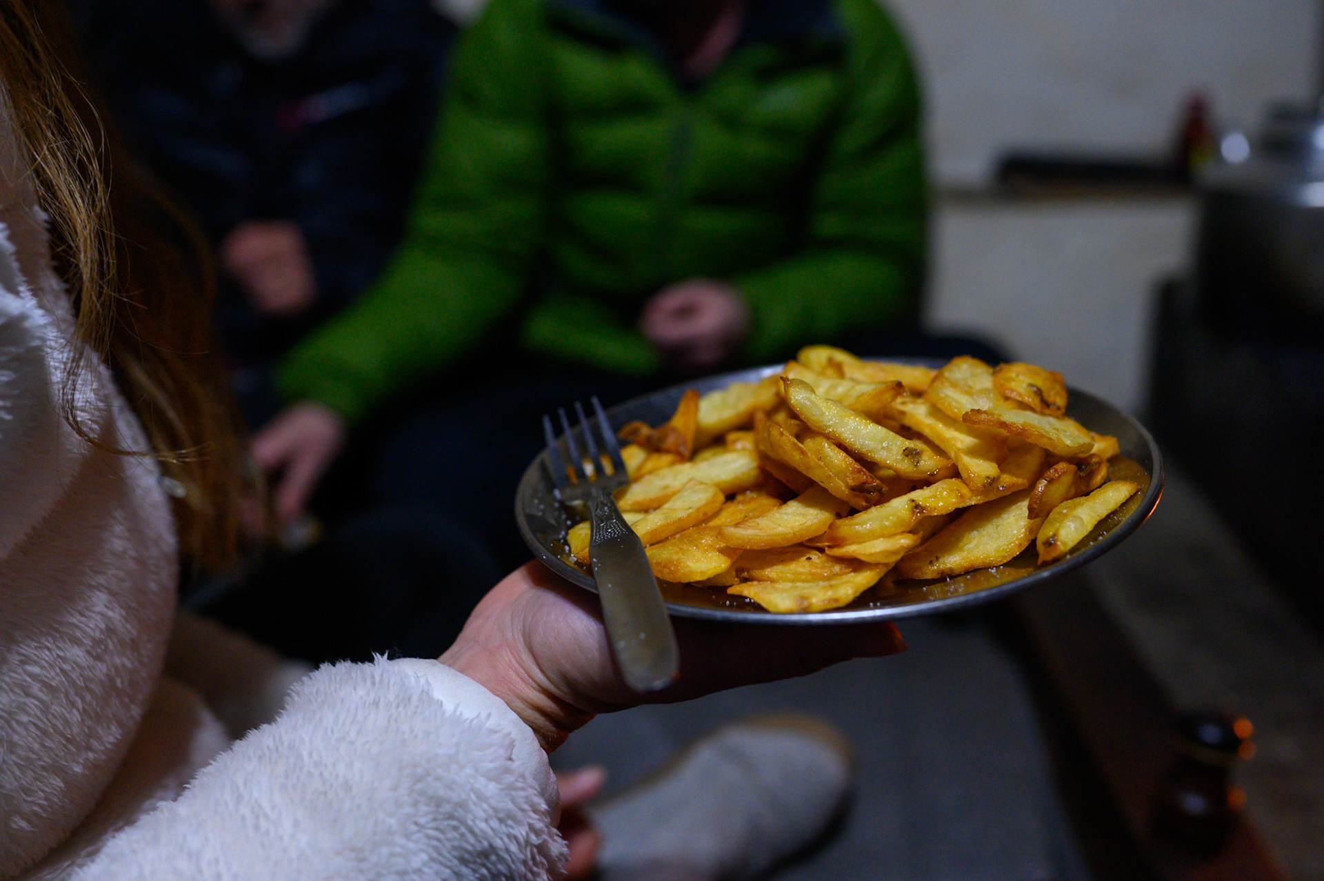 Dinner being made at Thotundanda.