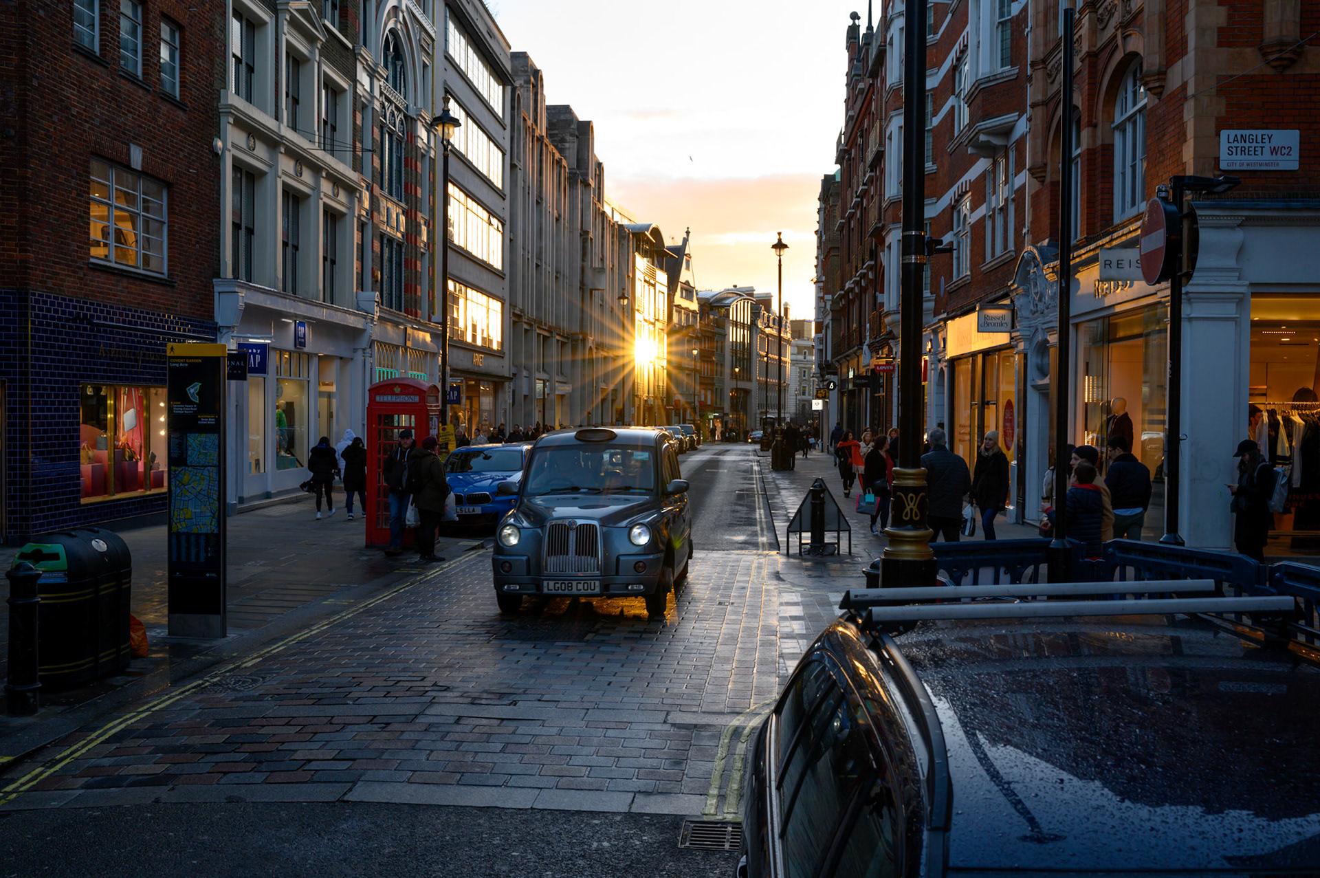 Covent Garden sunset