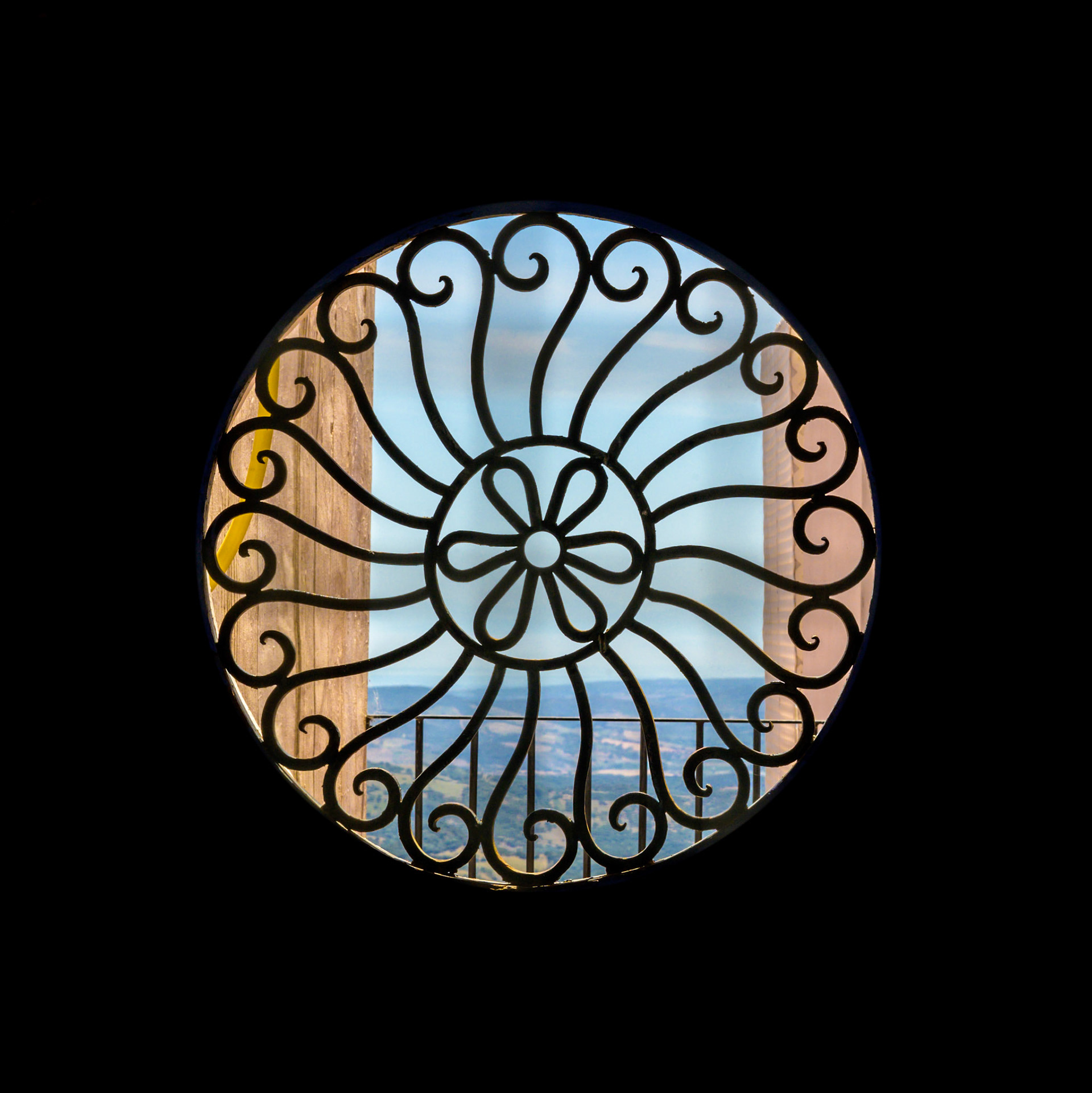 Africa is through that window