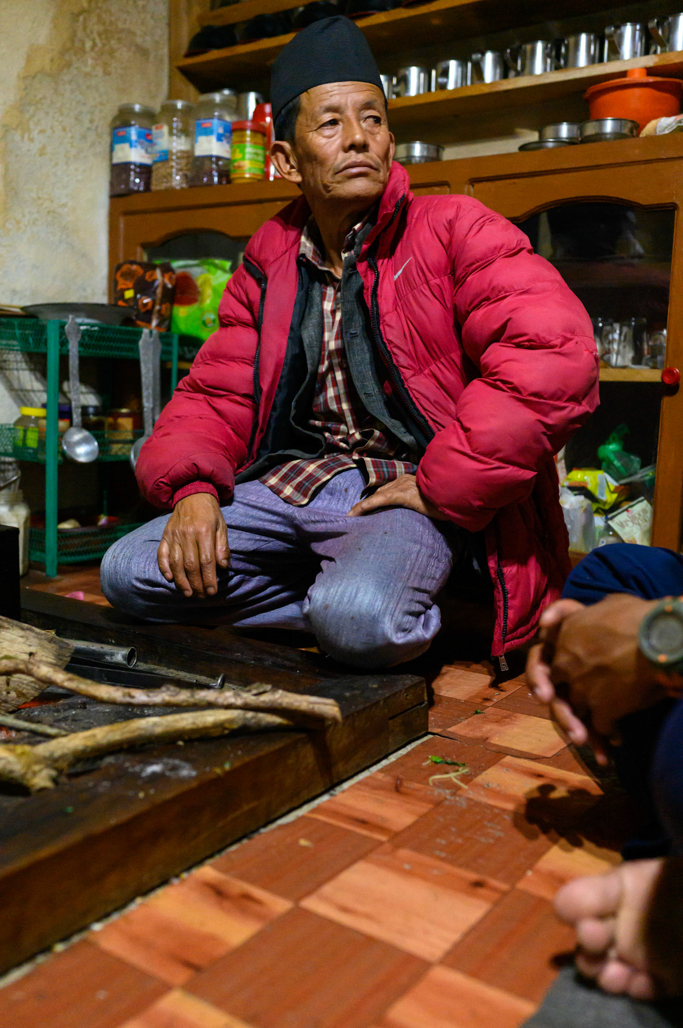 Dinner being made at Thotundanda.