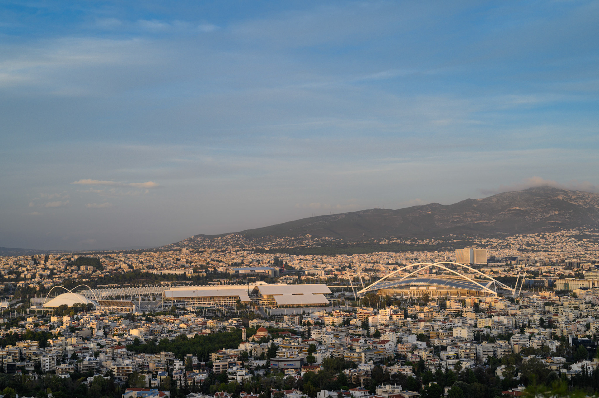 From the Filothei Hill above Olympic Park