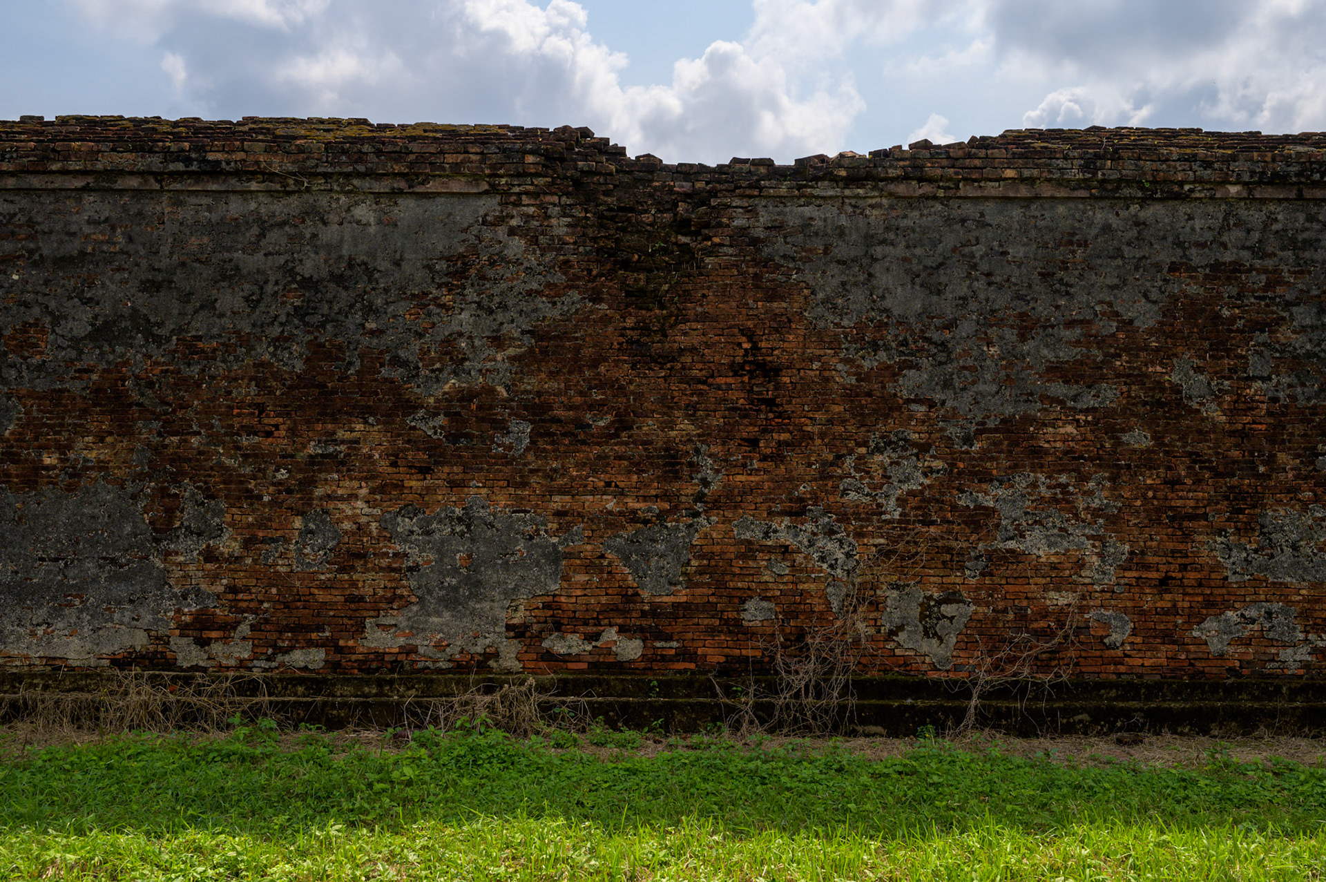 The walled imperial city is set back a short distance from the Perfume River and surrounded by a moat - for ornamentation rather than protection.