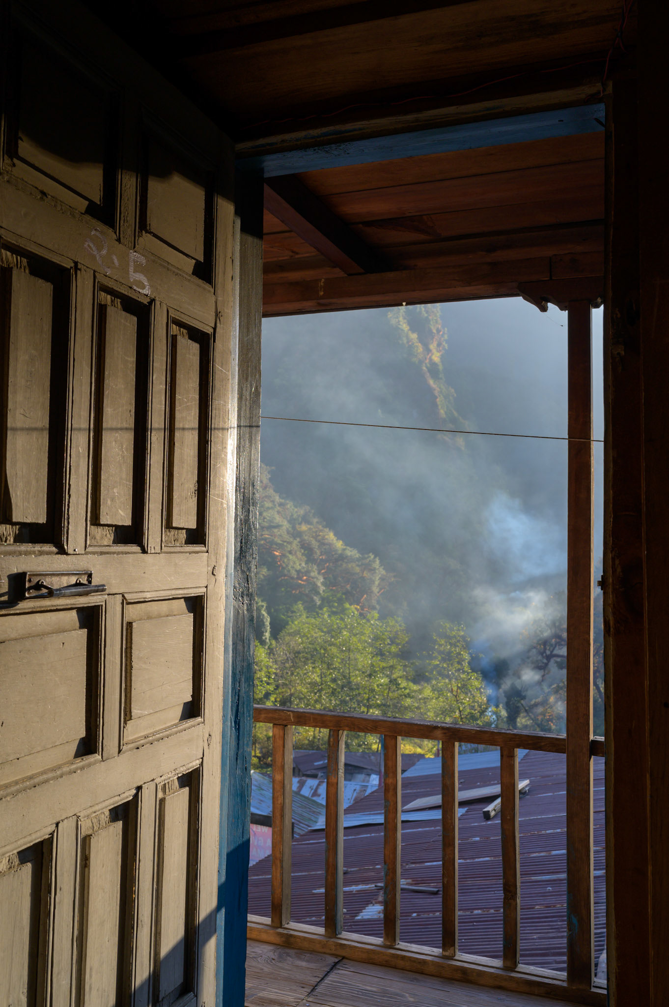The Village View tea house at Lama Hotel