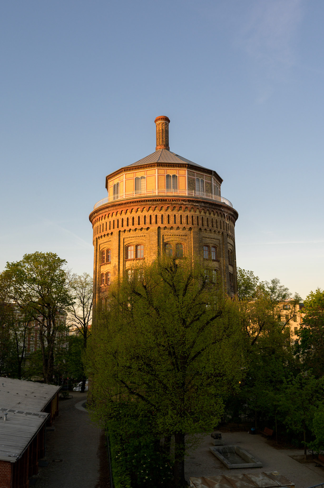 Sunset at the Wasserturm.