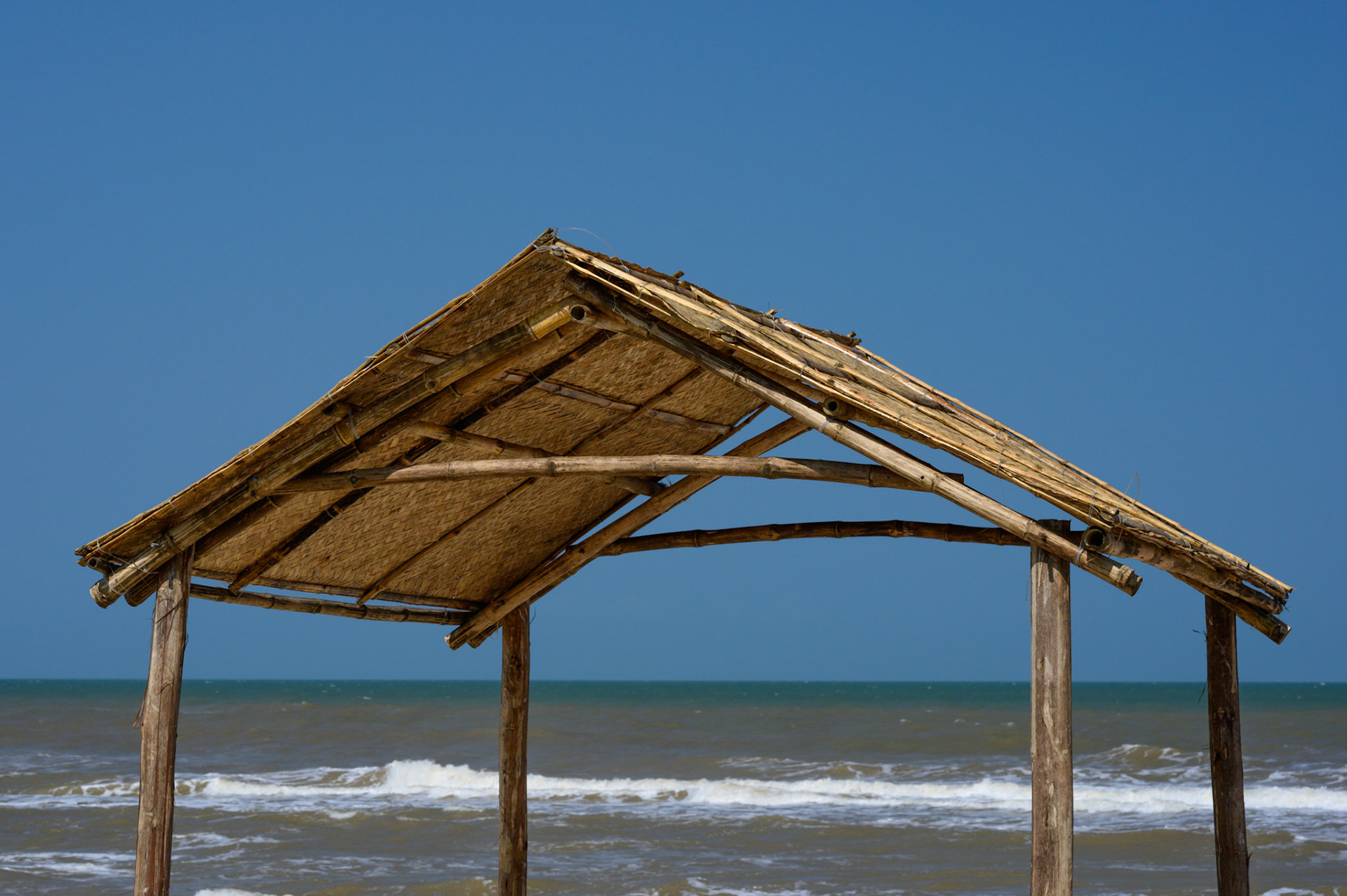 The coast about 40 minutes from Hue.