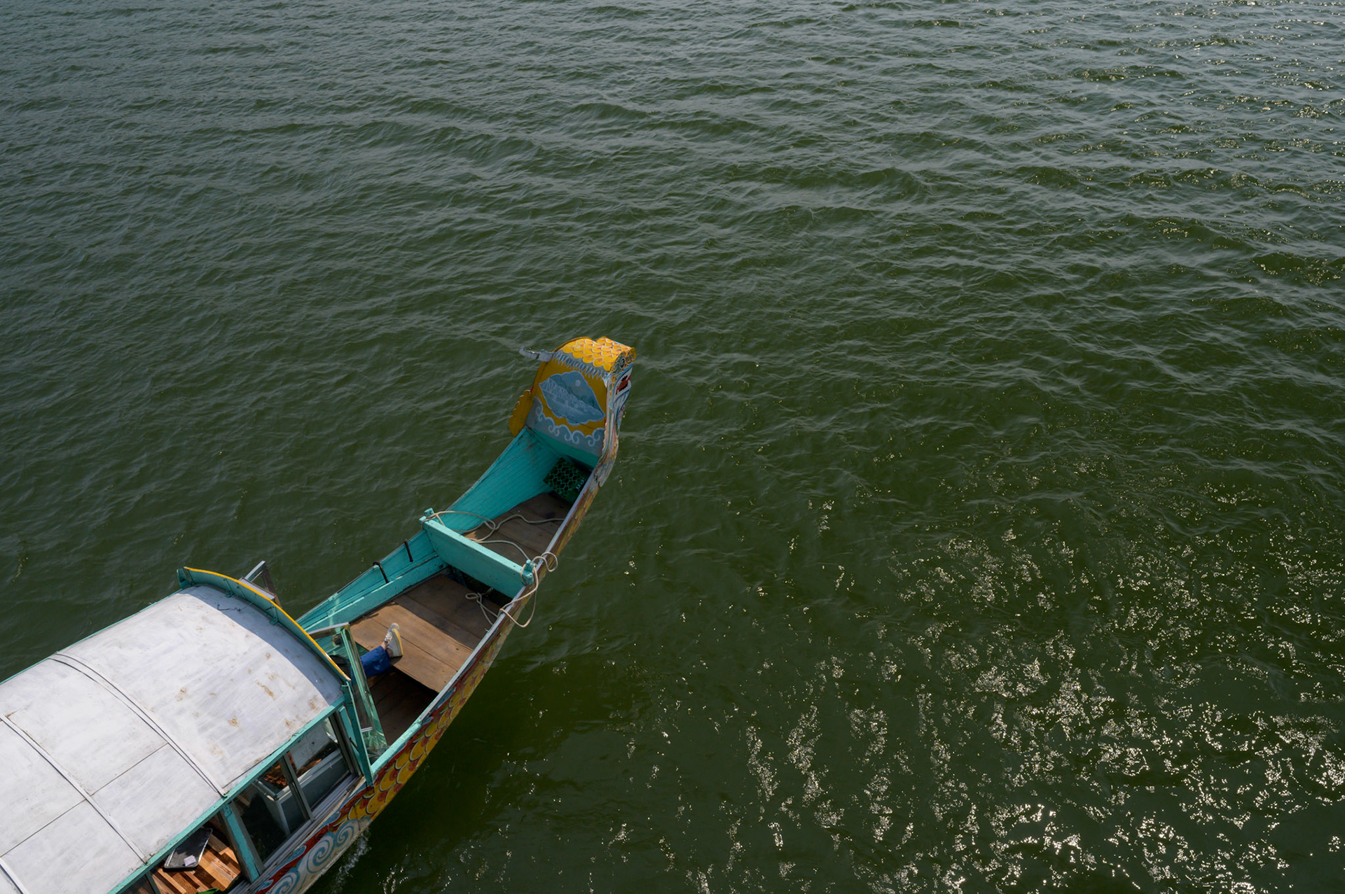 Boats on the Perfume River in Hue