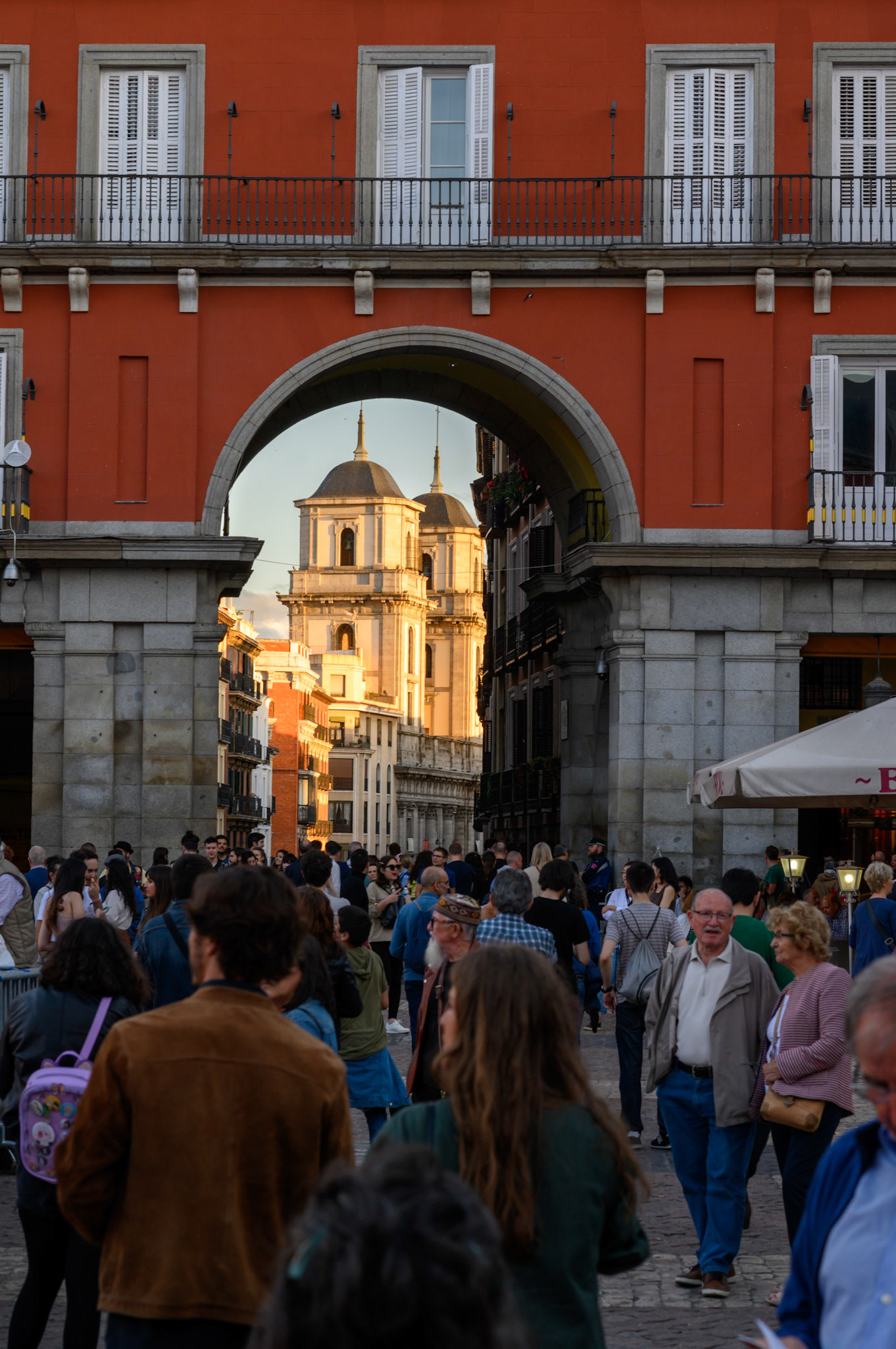 The gateway to Plaza Mayor. Just a bit of a tourist spot.