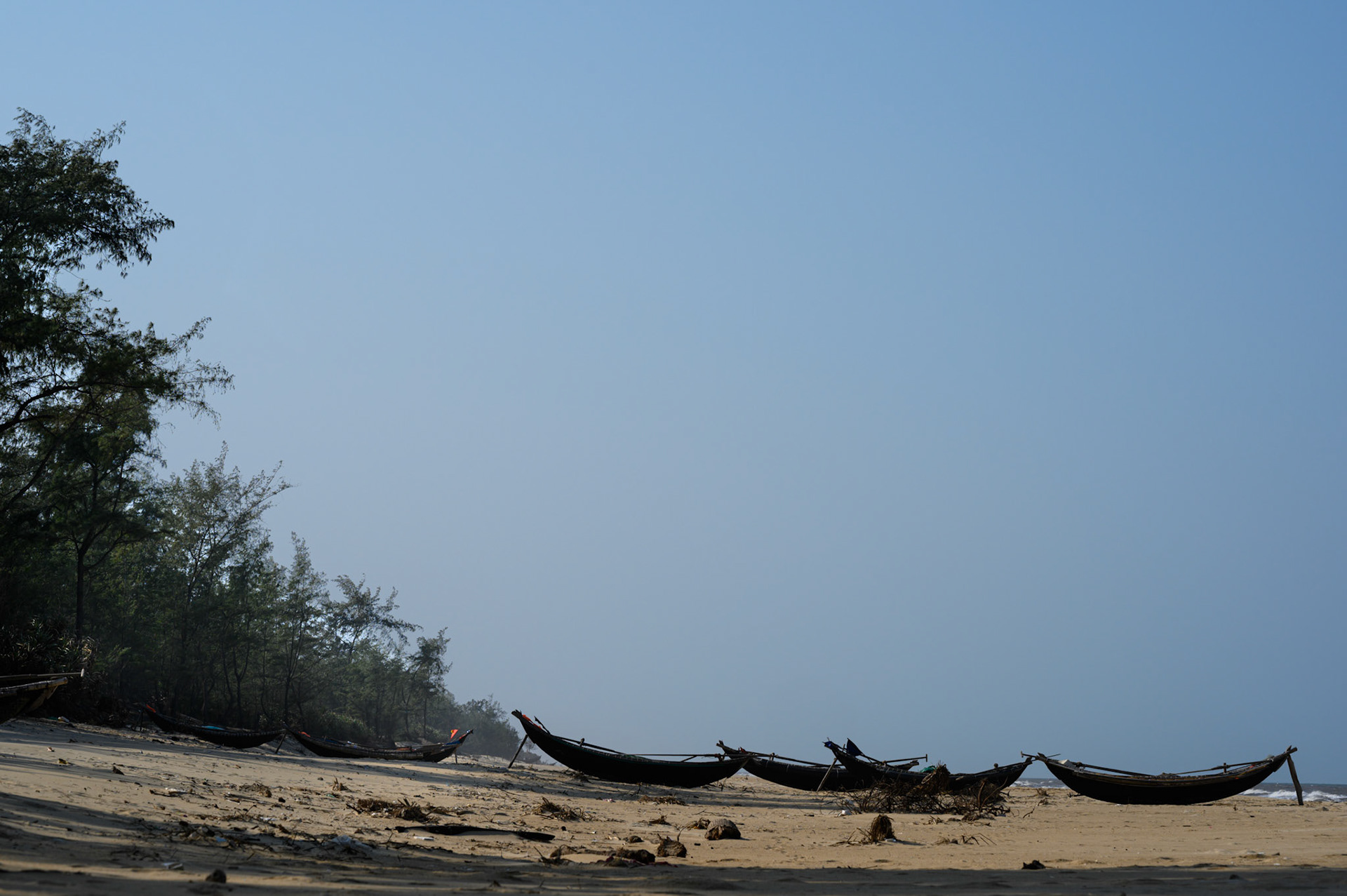 The coast about 40 minutes from Hue.