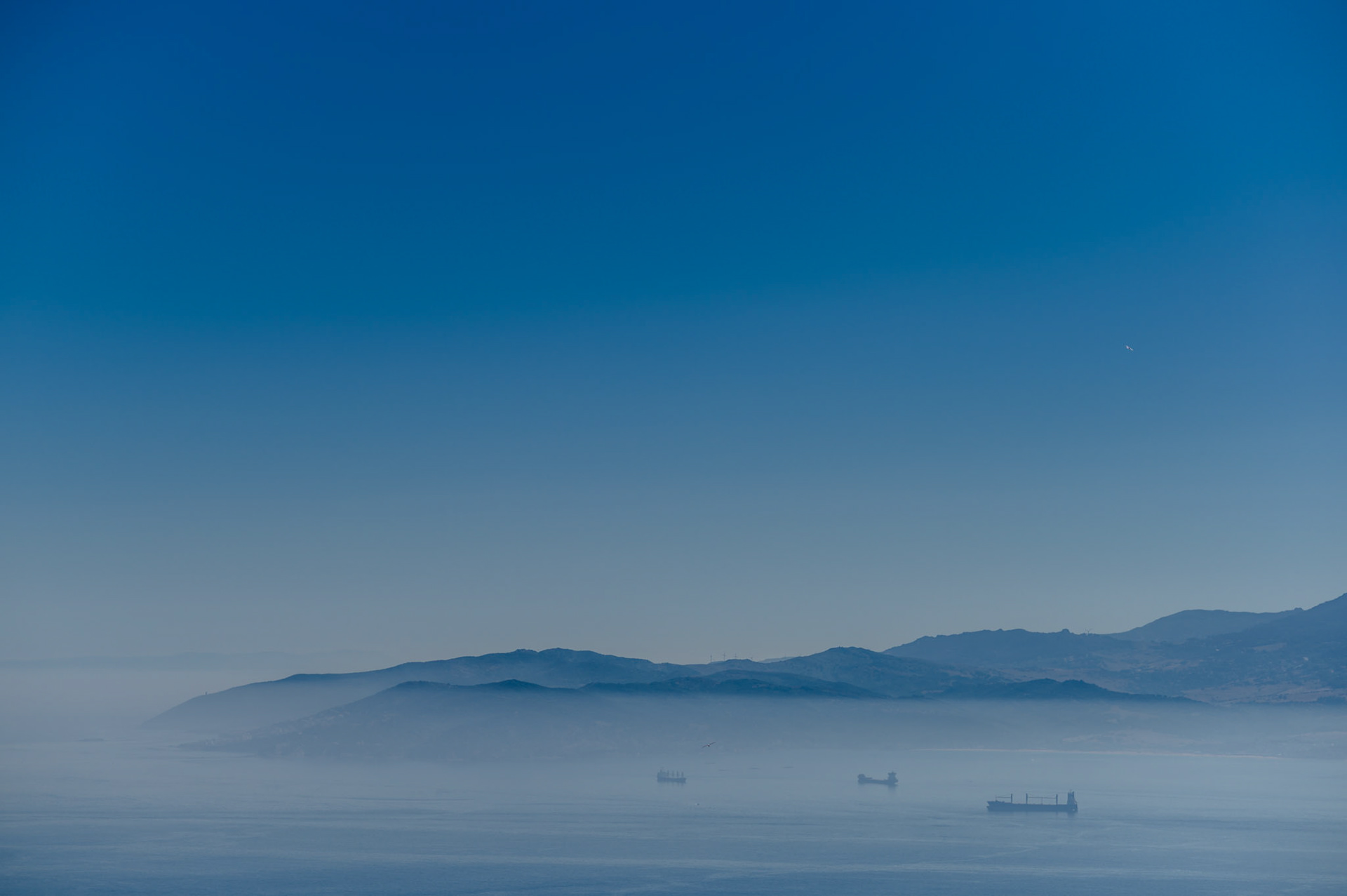 The Bay of Algeciras from Gibraltar.