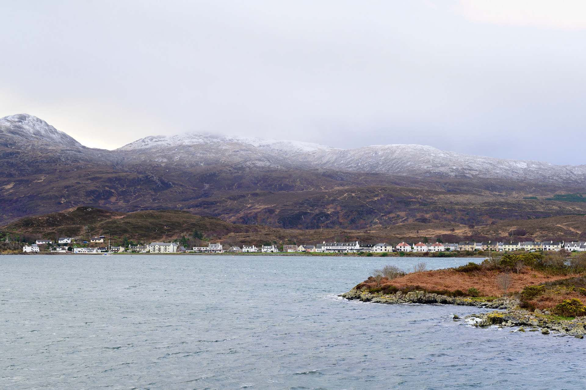 Kyleakin, seen from the Kyle of Lochalsh side