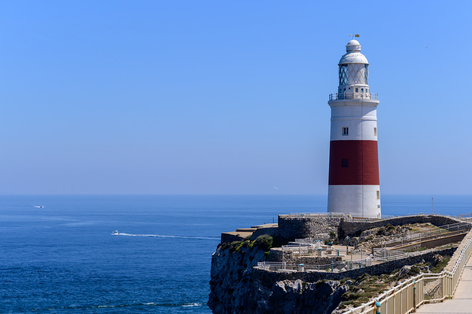 Lighthouse above teh Straits of Gibraltar.