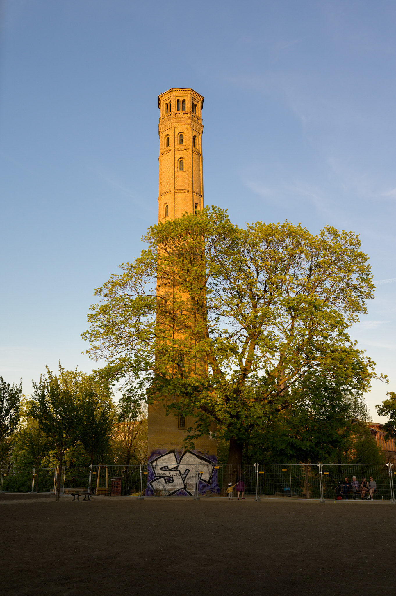 Sunset at the Wasserturm.