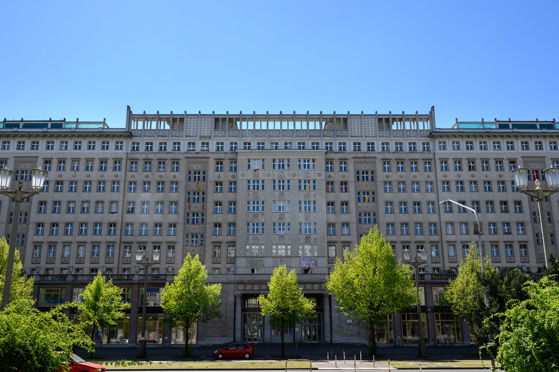 What is there not to love about the massive granduer of the people's palace of Karl Marx Allee? A huge post-war East German building project for workers housing, although it is likely the best housing was reserved for party members.