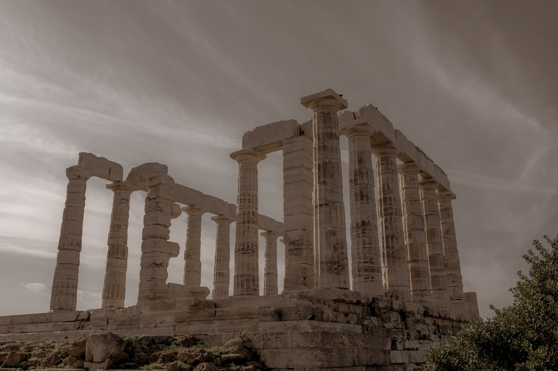 Temple of Poseidon, Sunio