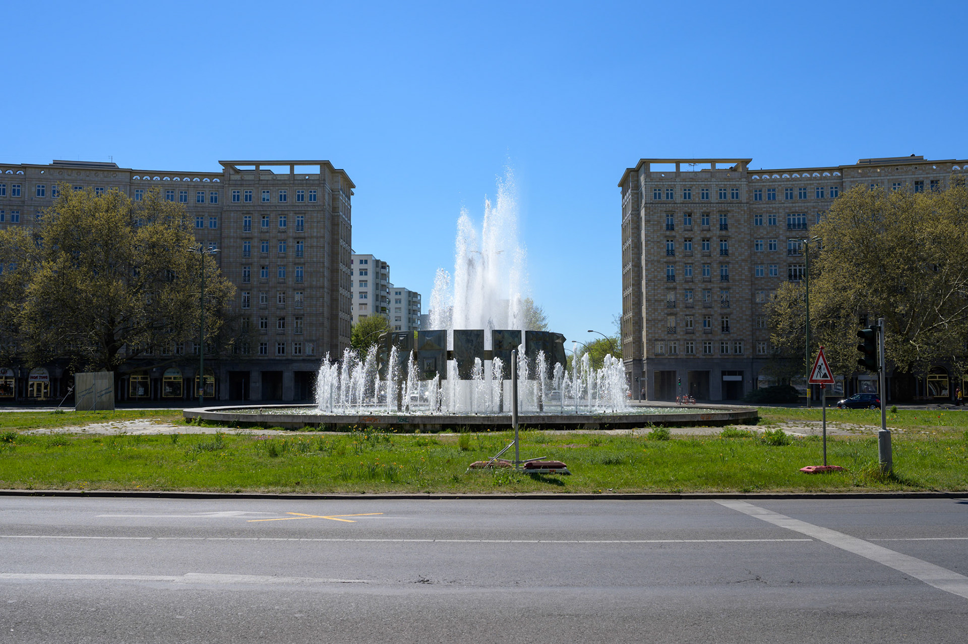 What is there not to love about the massive granduer of the people's palace of Karl Marx Allee? A huge post-war East German building project for workers housing, although it is likely the best housing was reserved for party members.