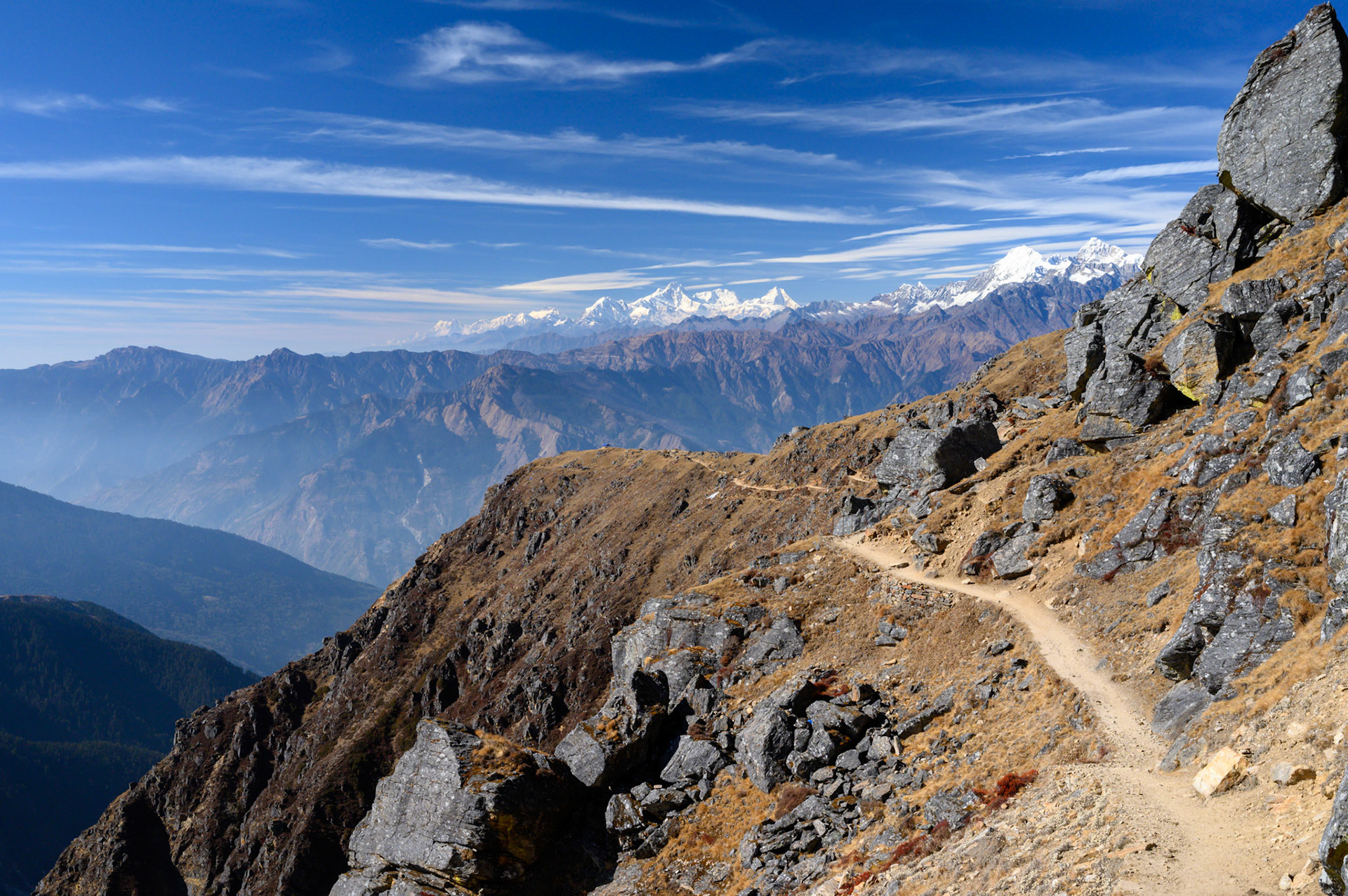 The trail to Gosaikunda