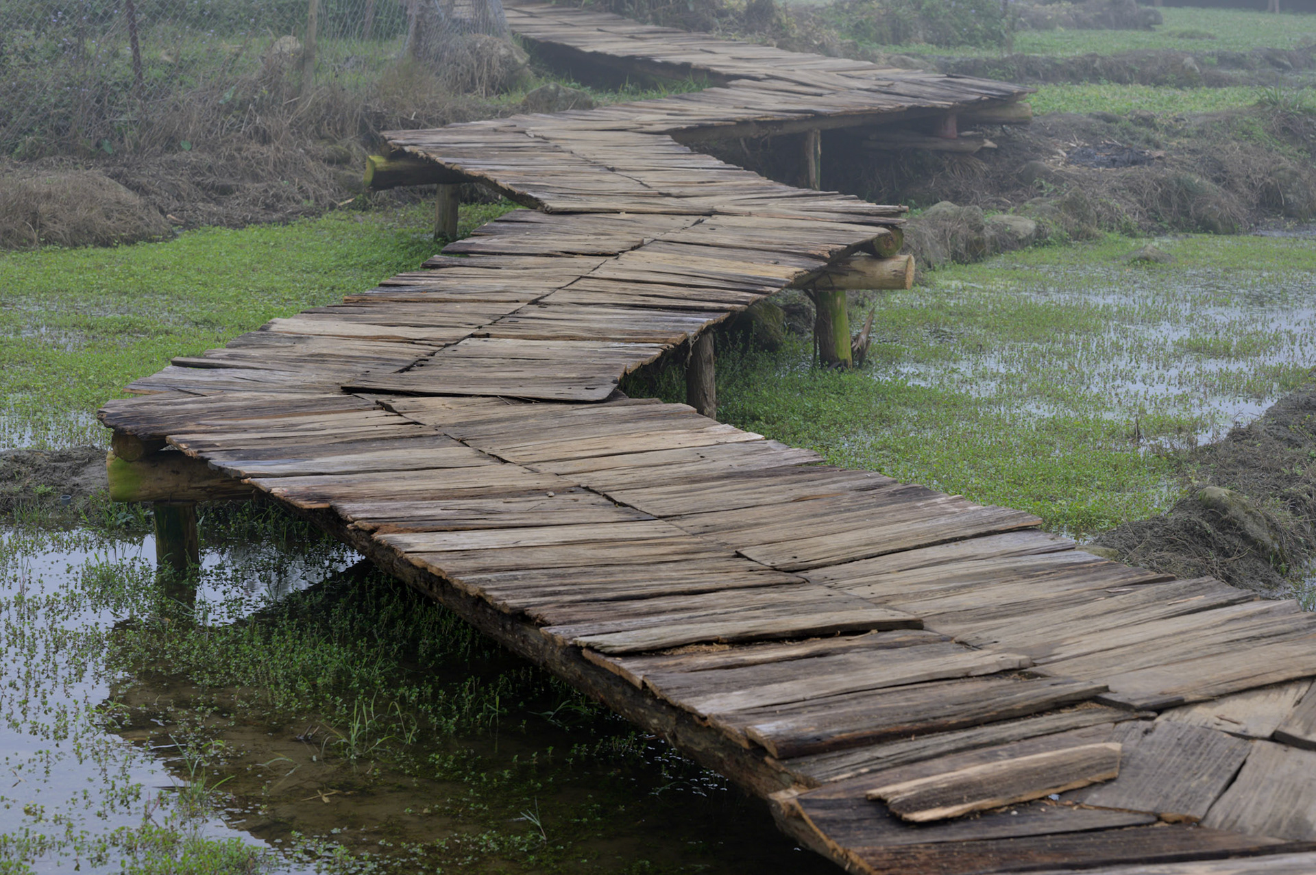 Cat Cat village showcases traditional agruculture and arts for tourists,. These water wheels were working anf lifting water.