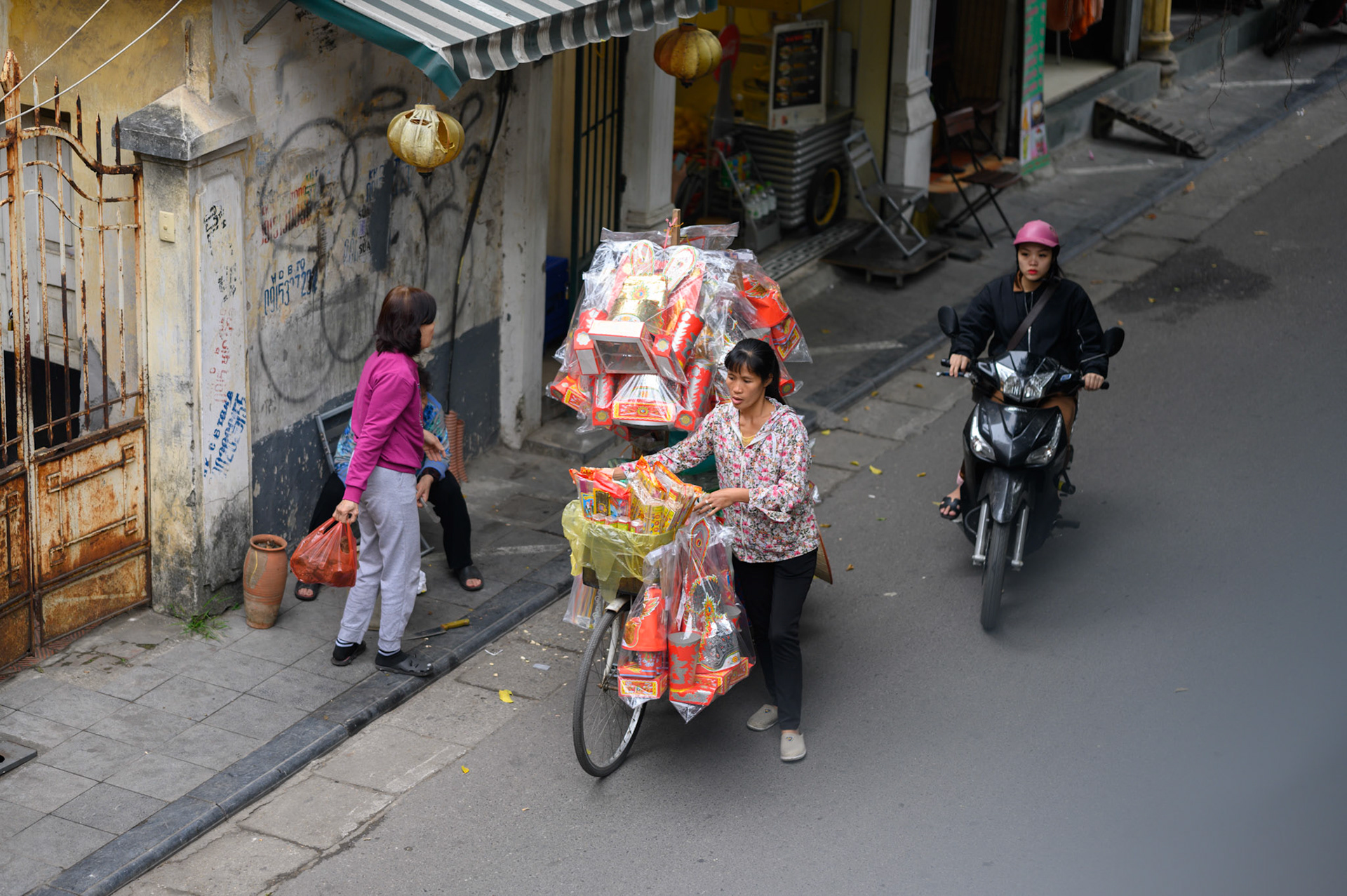 Scenes of the street below Pastuer Street brewery.