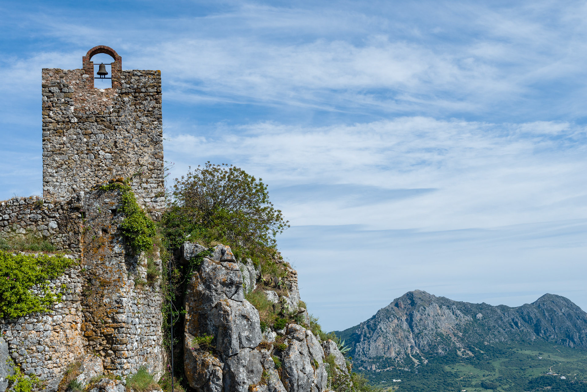 Castillo del Aguila above Gaucín. The Romans once watched for trouble from here, as did most other rulers until late 19th century.