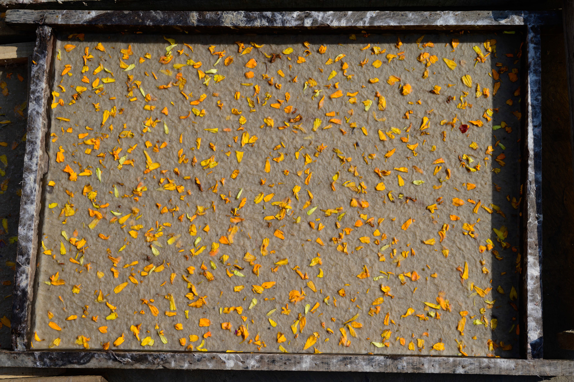 Hand madse paper drying