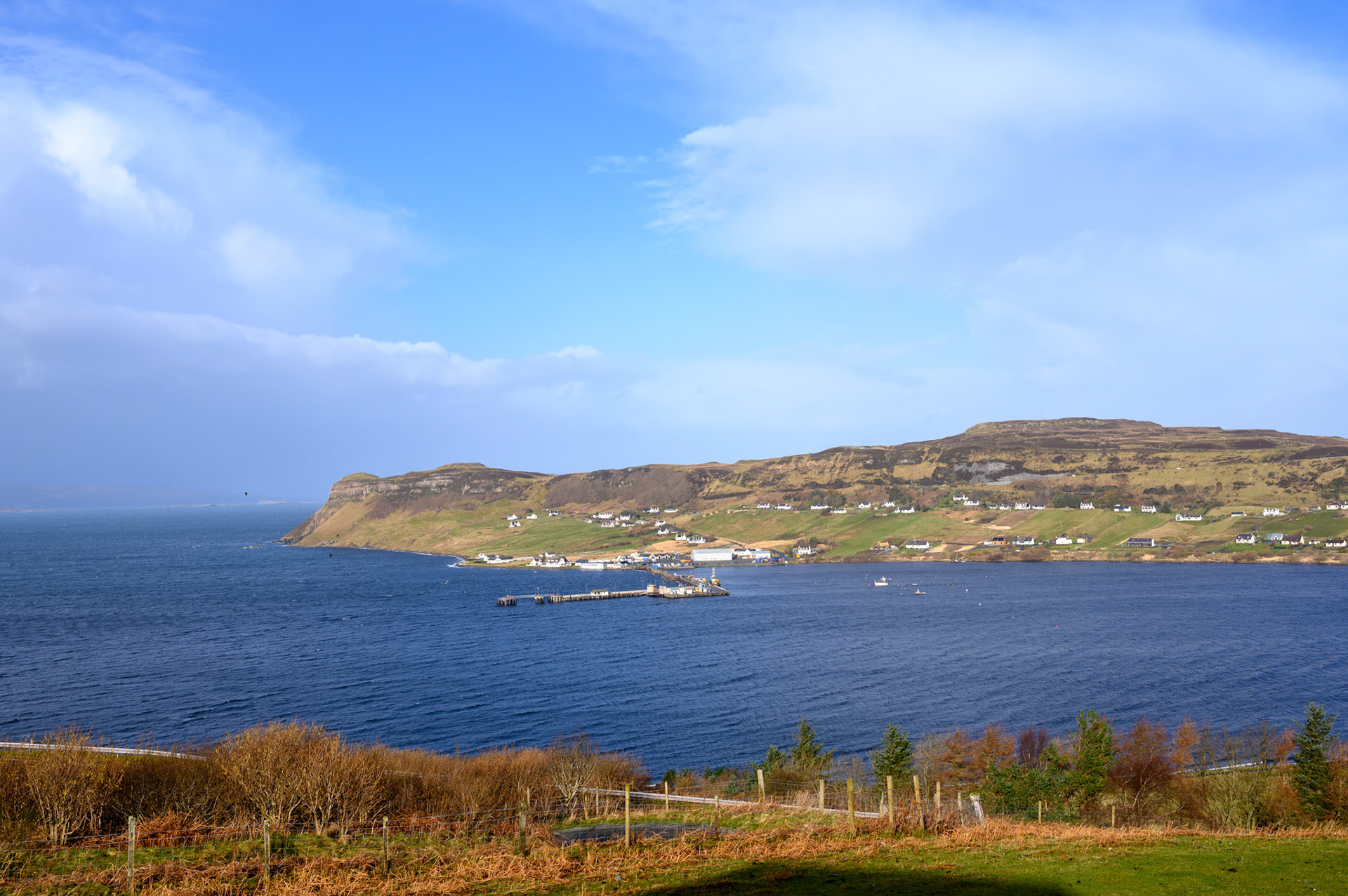 Uig bay in Skye