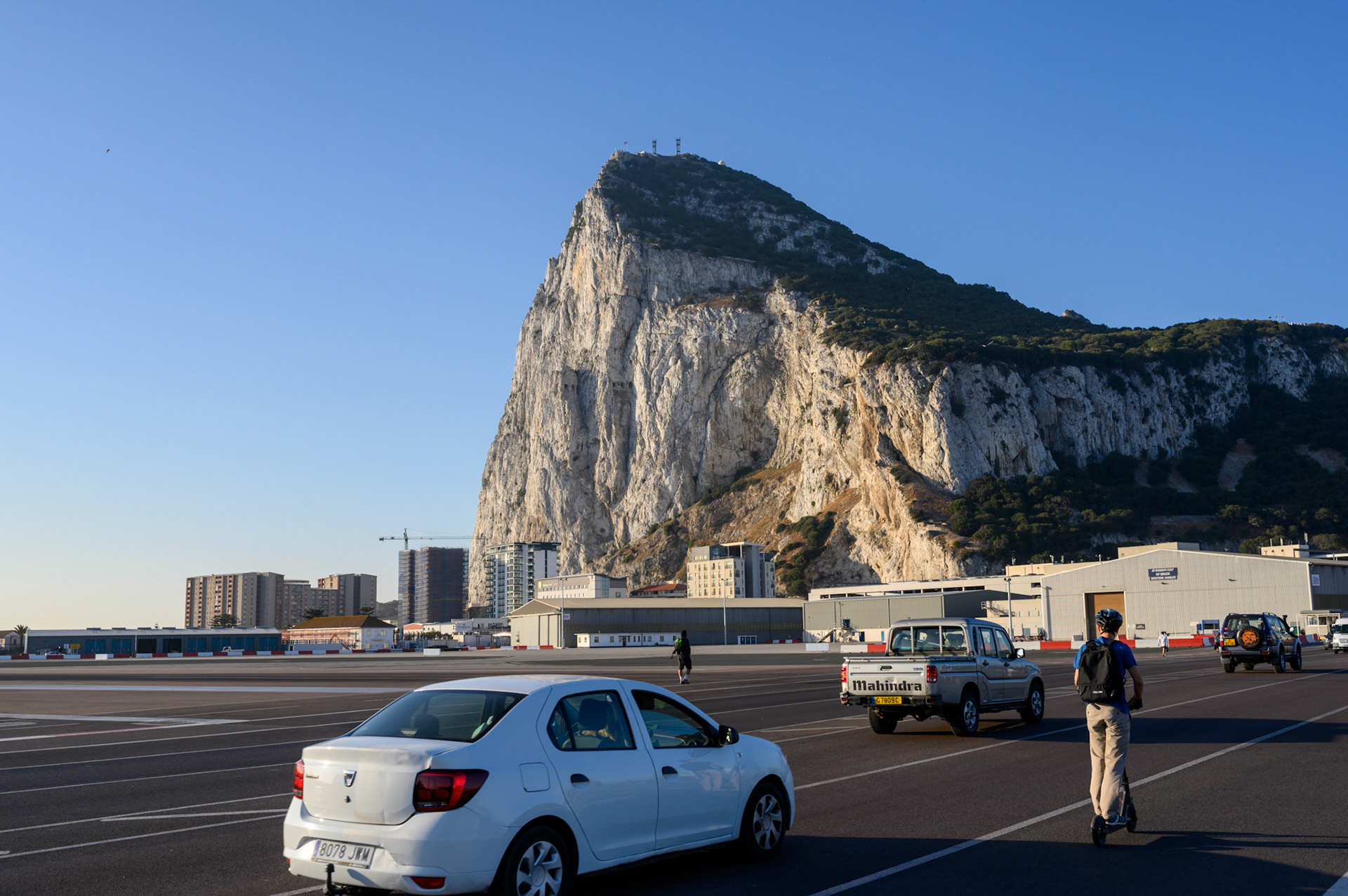 The Rock in the morning sun.