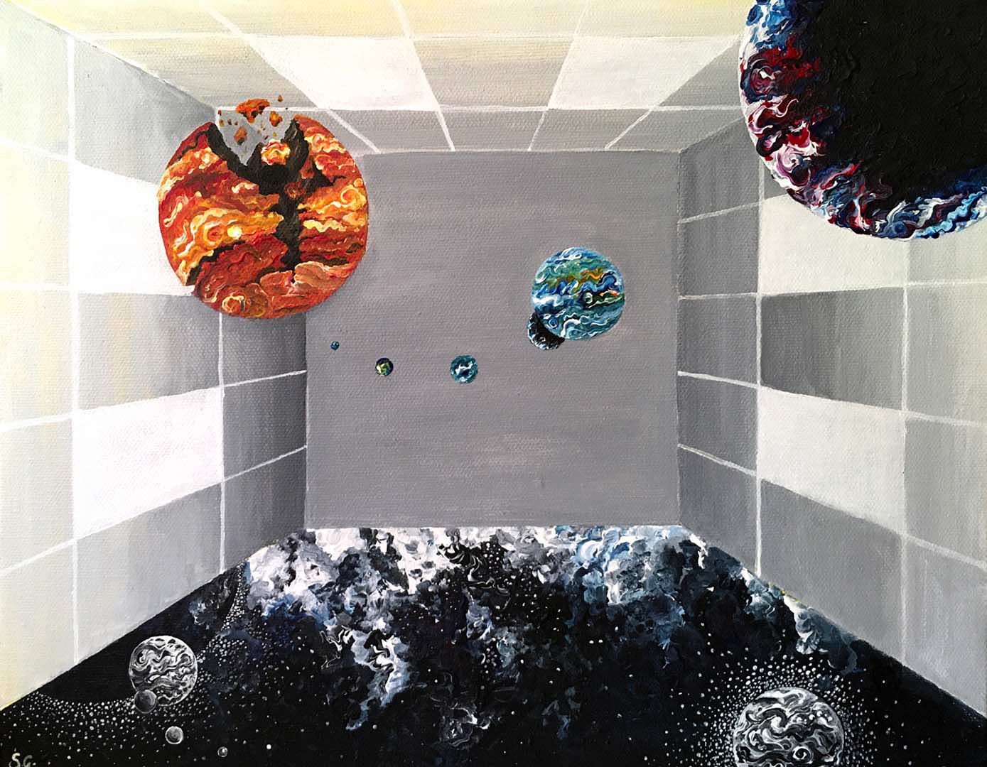 Acrylic on 11x14" Canvas, Sept 2020