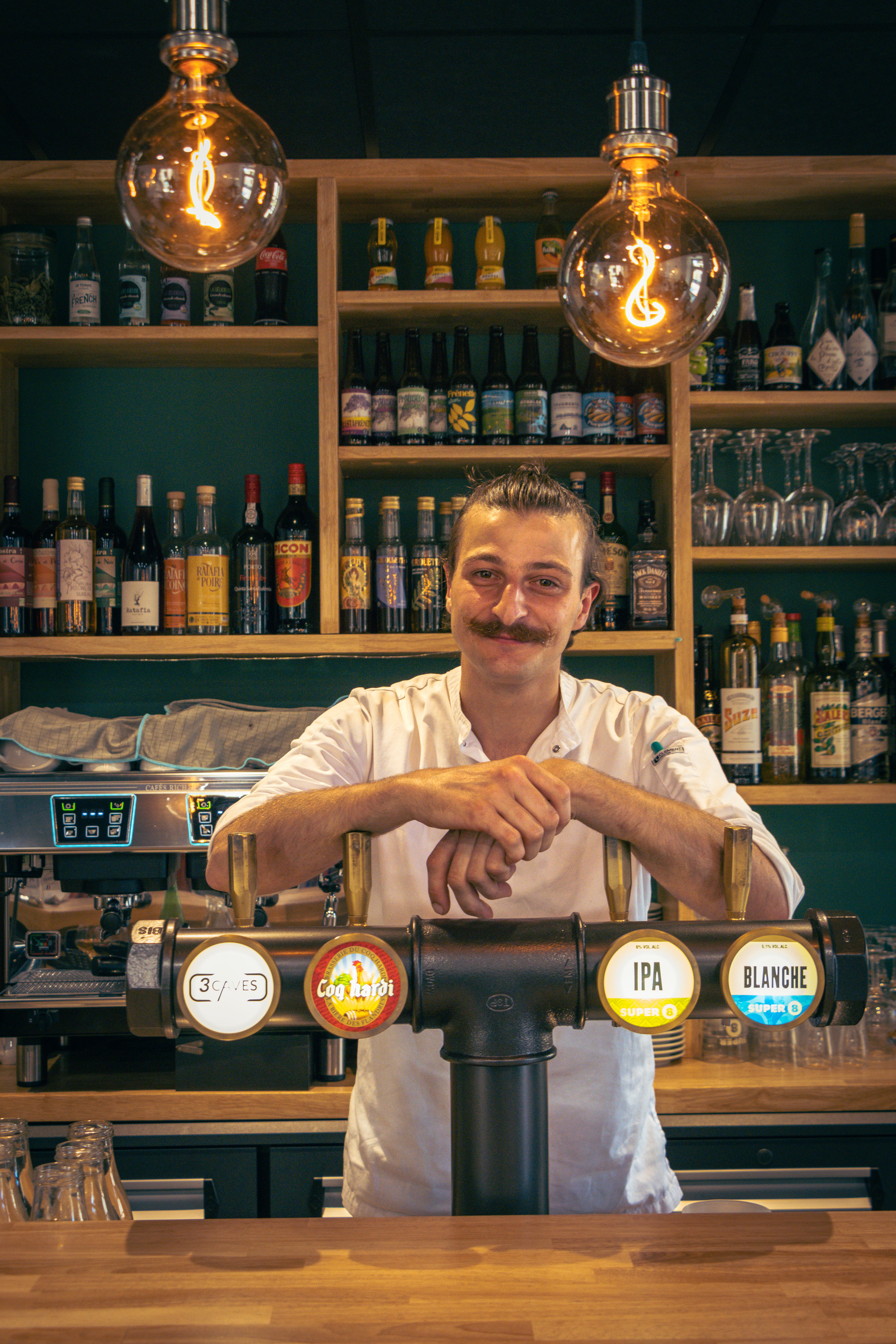Portrait d'un restaurateur