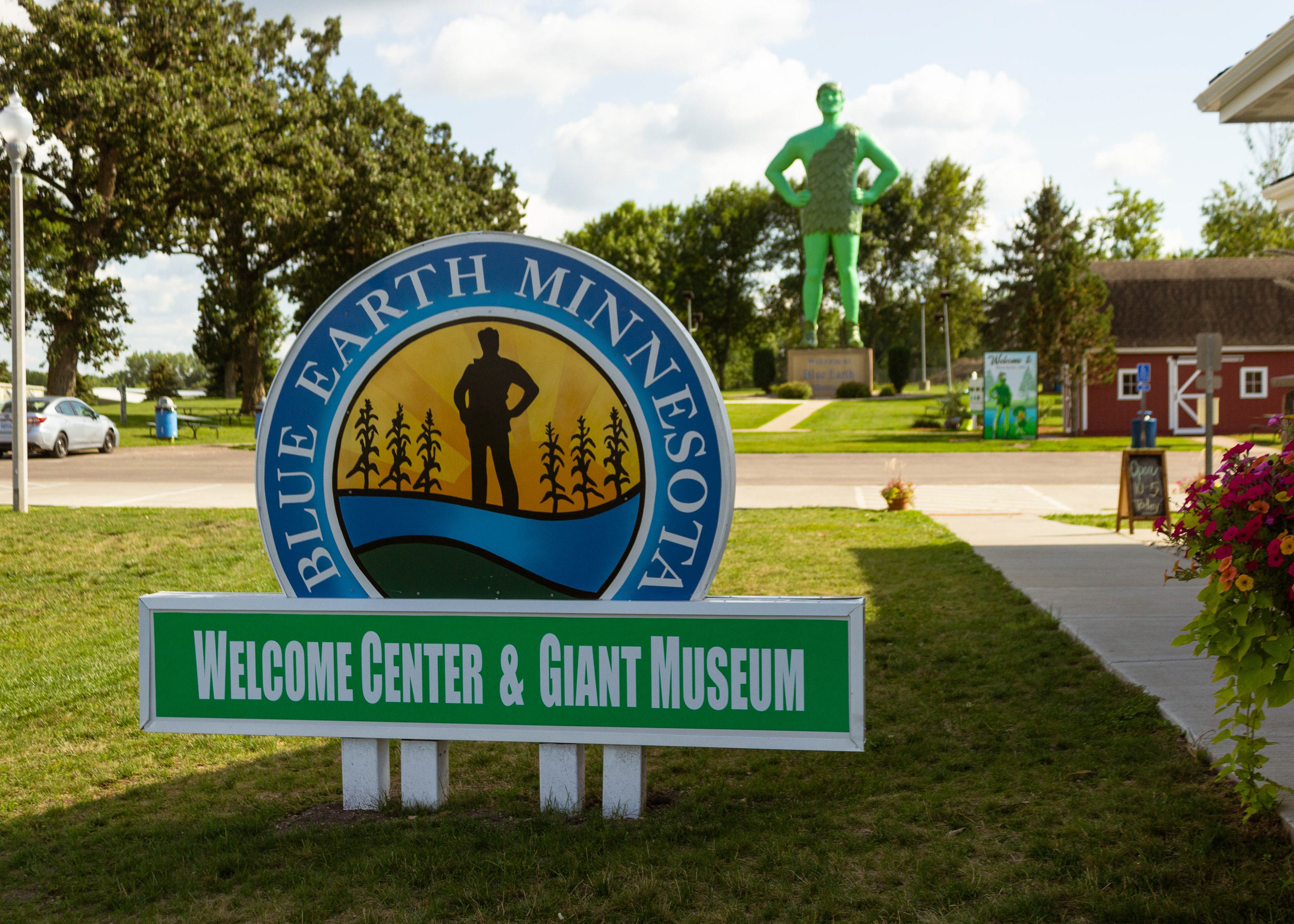 The Jolly Green Giant statue, Minnesota