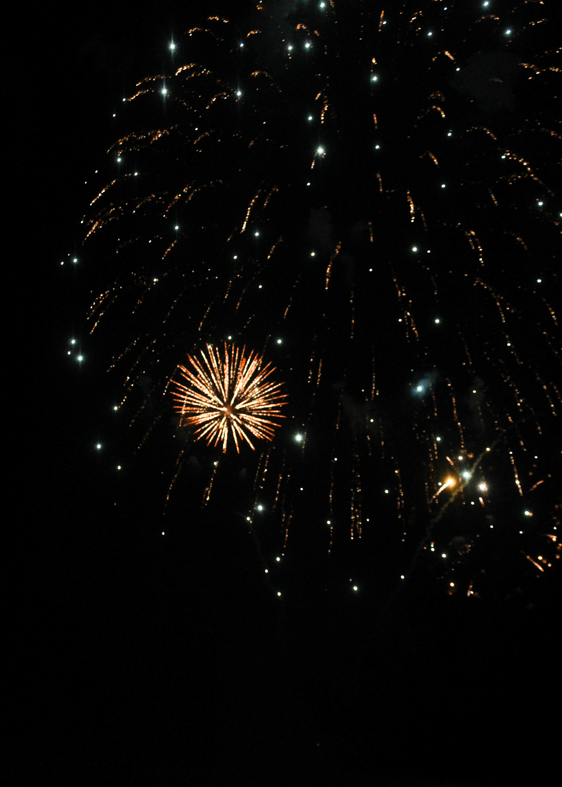 Fourth of July fireworks.