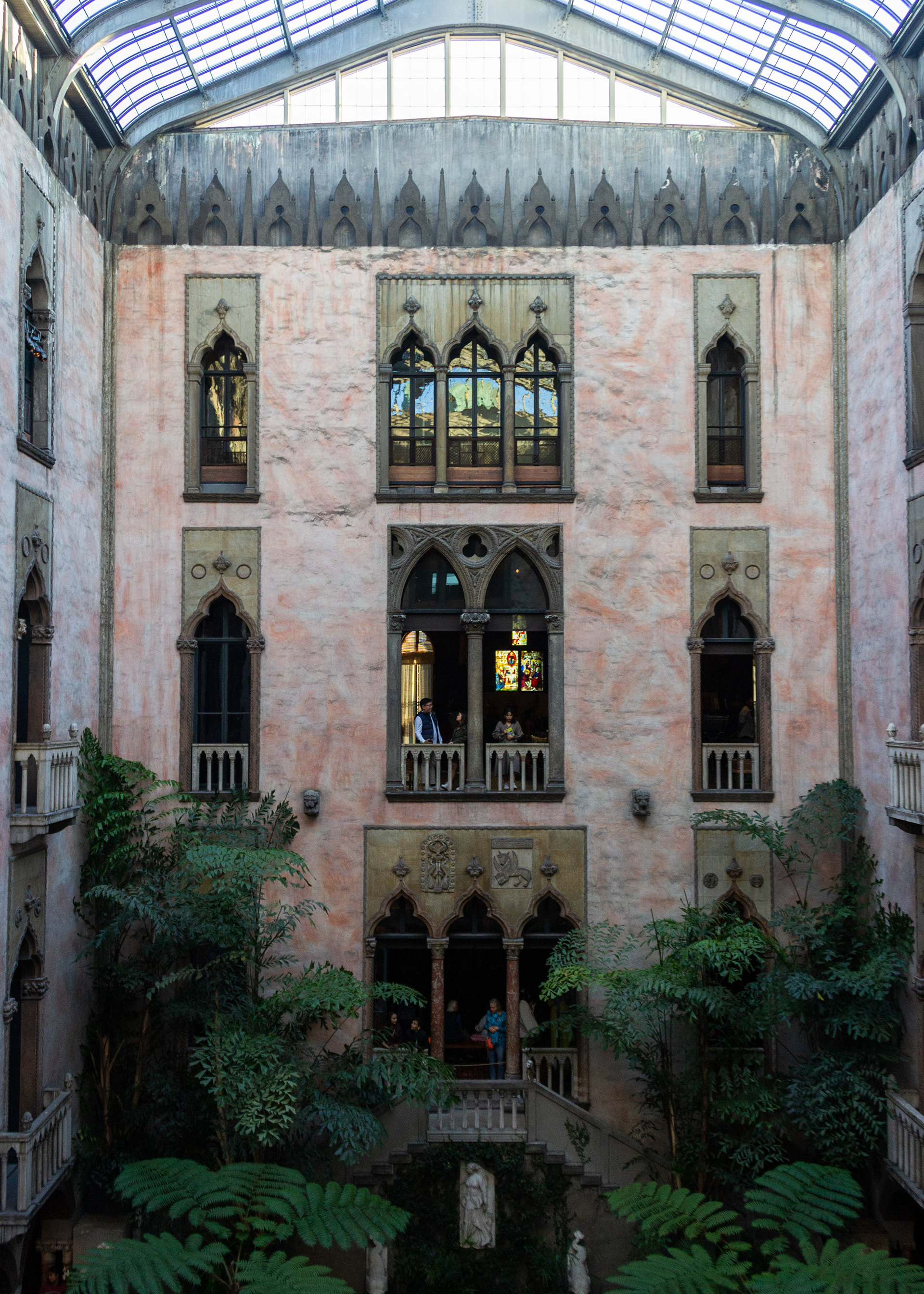 The Courtyard of the Isabella Stewart Gardner Museum.